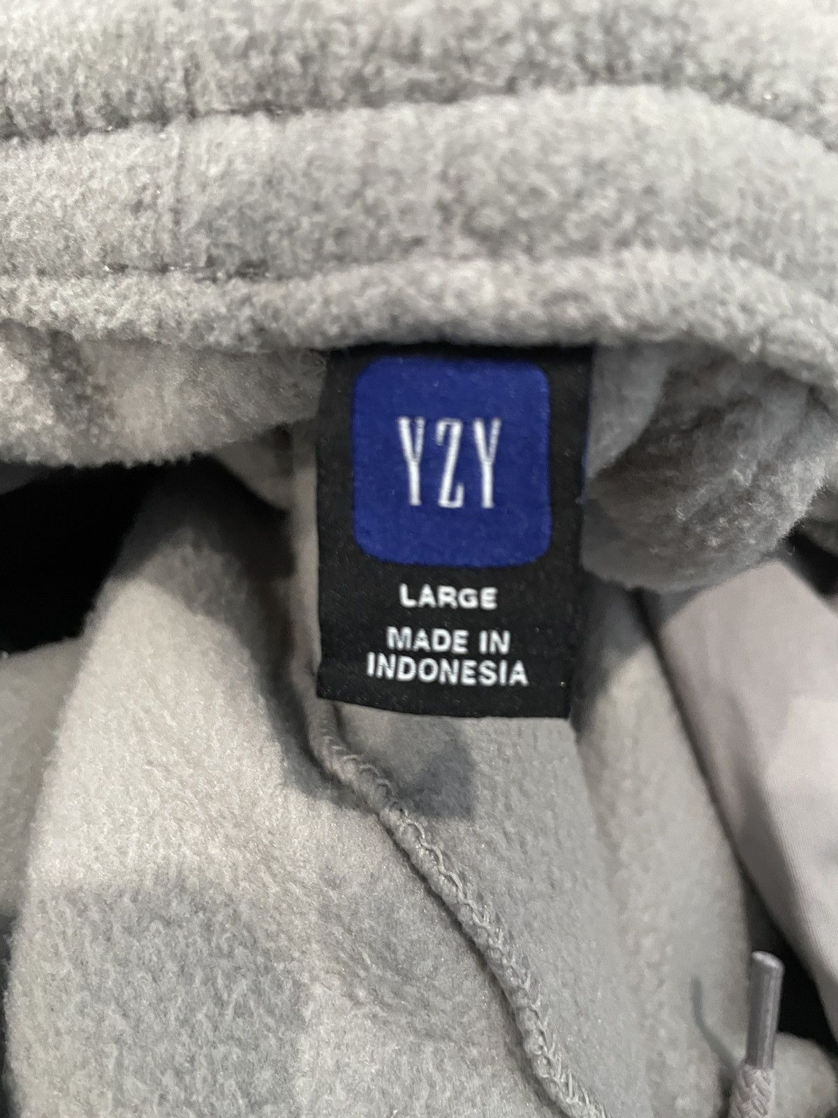 Gap × Kanye West × Yeezy Yeezy Gap Polar Fleece Zip Sweatpants Light Gray Size Large Size US 34 / EU 50 - 6 Thumbnail