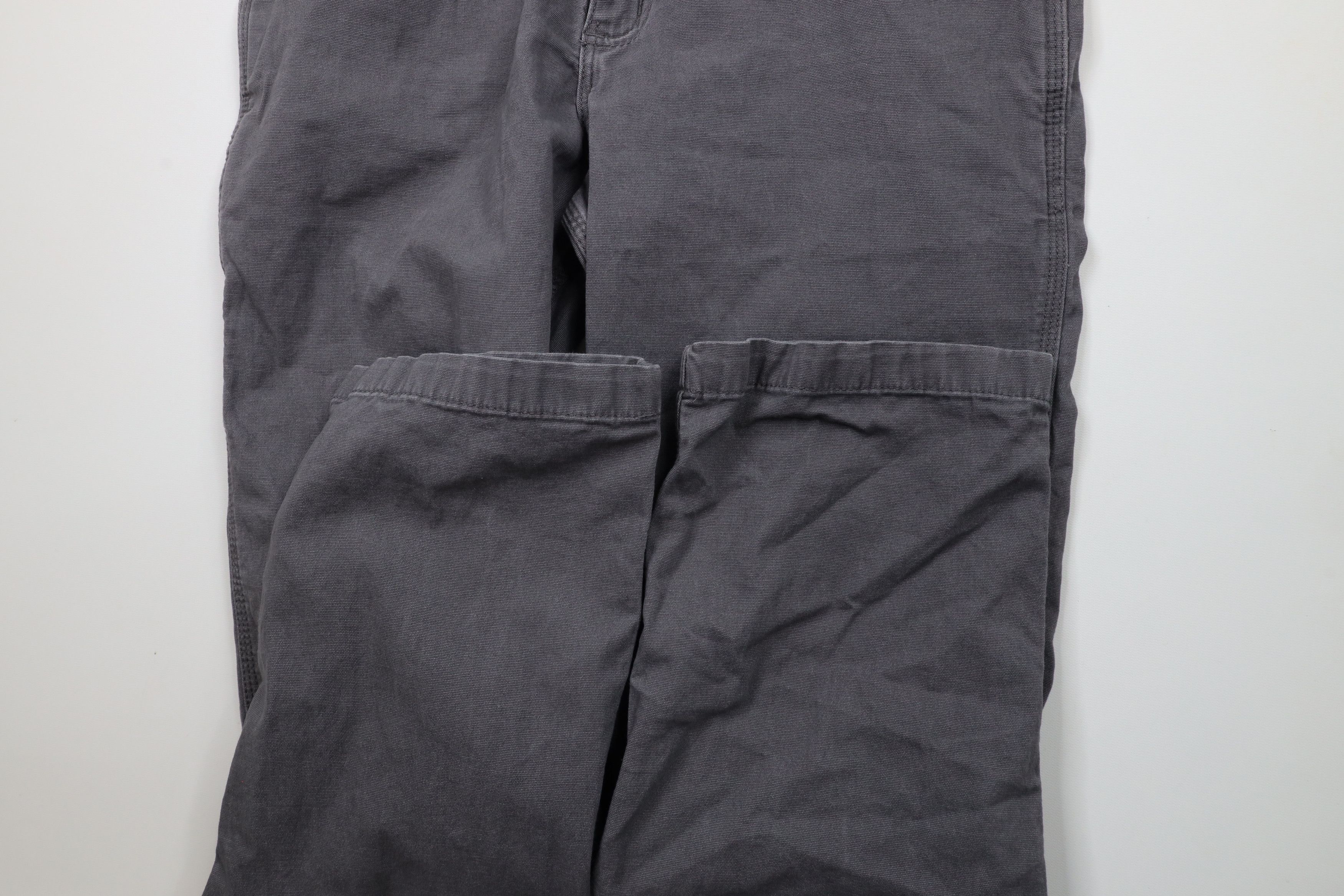 Carhartt Vintage Carhartt Relaxed Fit Spell Out Dungaree Pants Gray Size 36 - 5 Thumbnail