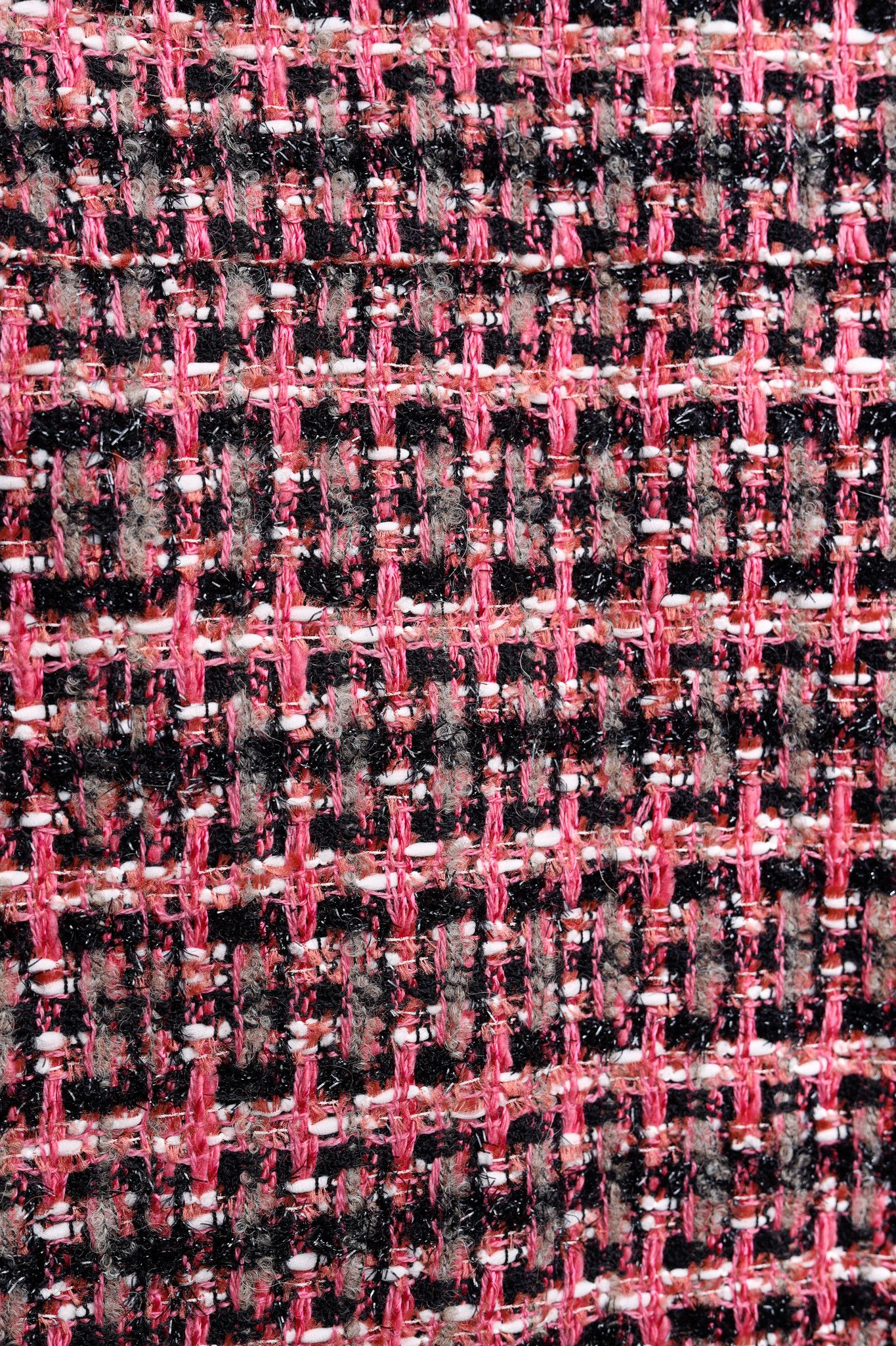 Oscar De La Renta Oscar de la Renta AW/10 Pink Cropped Tweed Blazer Size S / US 4 / IT 40 - 8 Thumbnail