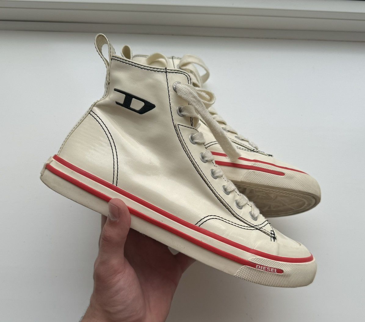 Diesel Diesel US8.5 EUR39 S-ATHOS MID W high top sneaker shoes y2k Size US 8.5 / IT 38.5 - 18 Thumbnail