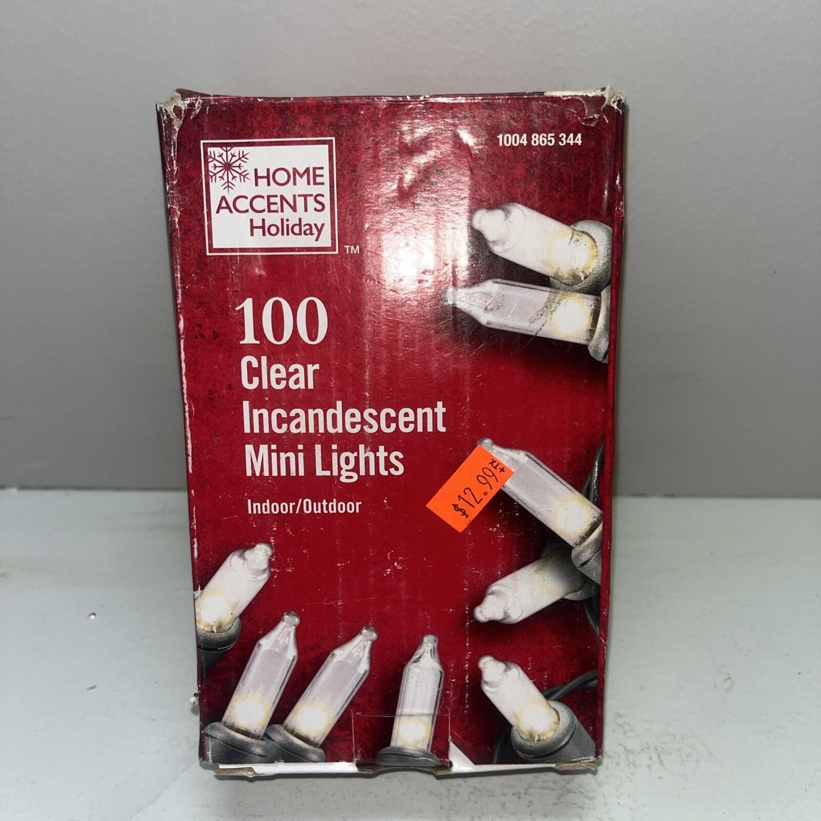 Other Home Accents Holiday 100 (Clear) Mini Lights String Set New Size ONE SIZE - 1 Thumbnail