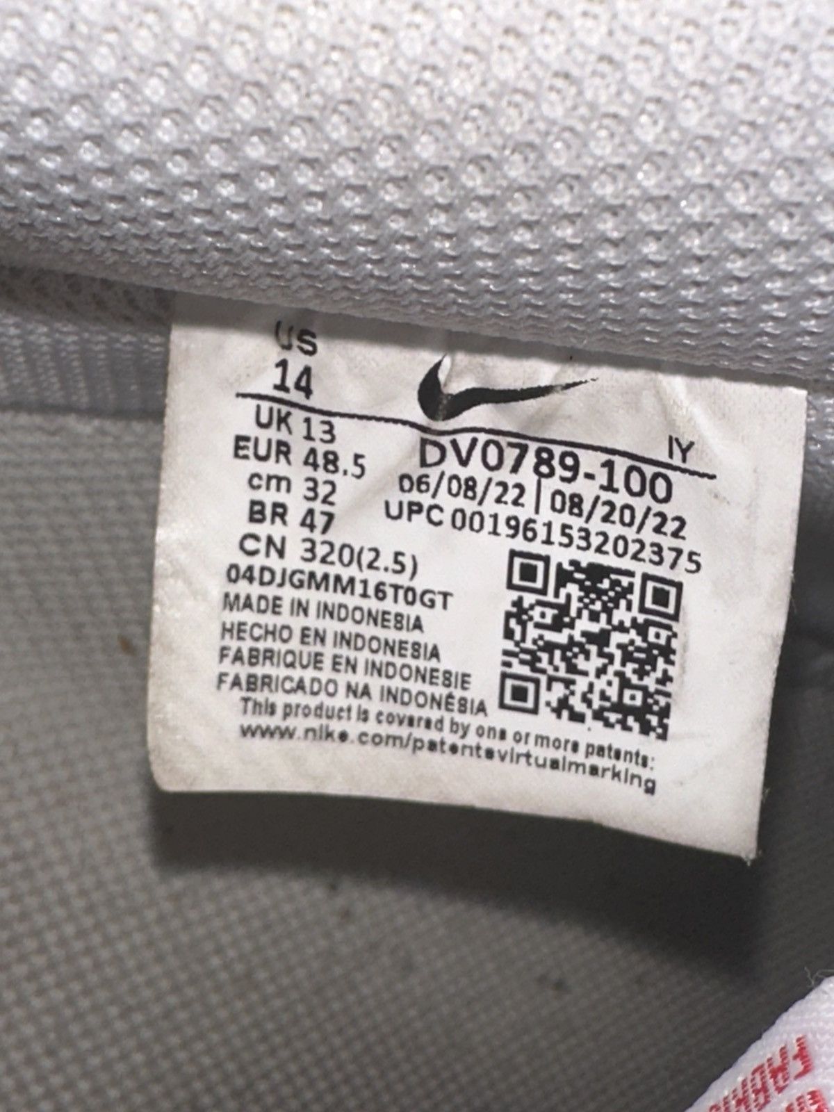 Nike Nike Air Force 1 Low LV8 ‘Tartan Plaid’ Size US 14 / EU 47 - 6 Thumbnail