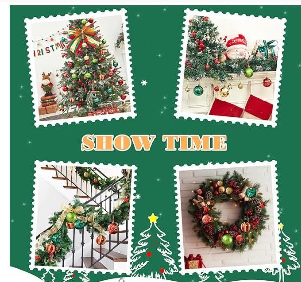 NBDN Nobrandedon Ornament Set, Shatterproof 44 PCS Set, Multi-Size Size ONE SIZE - 6 Thumbnail