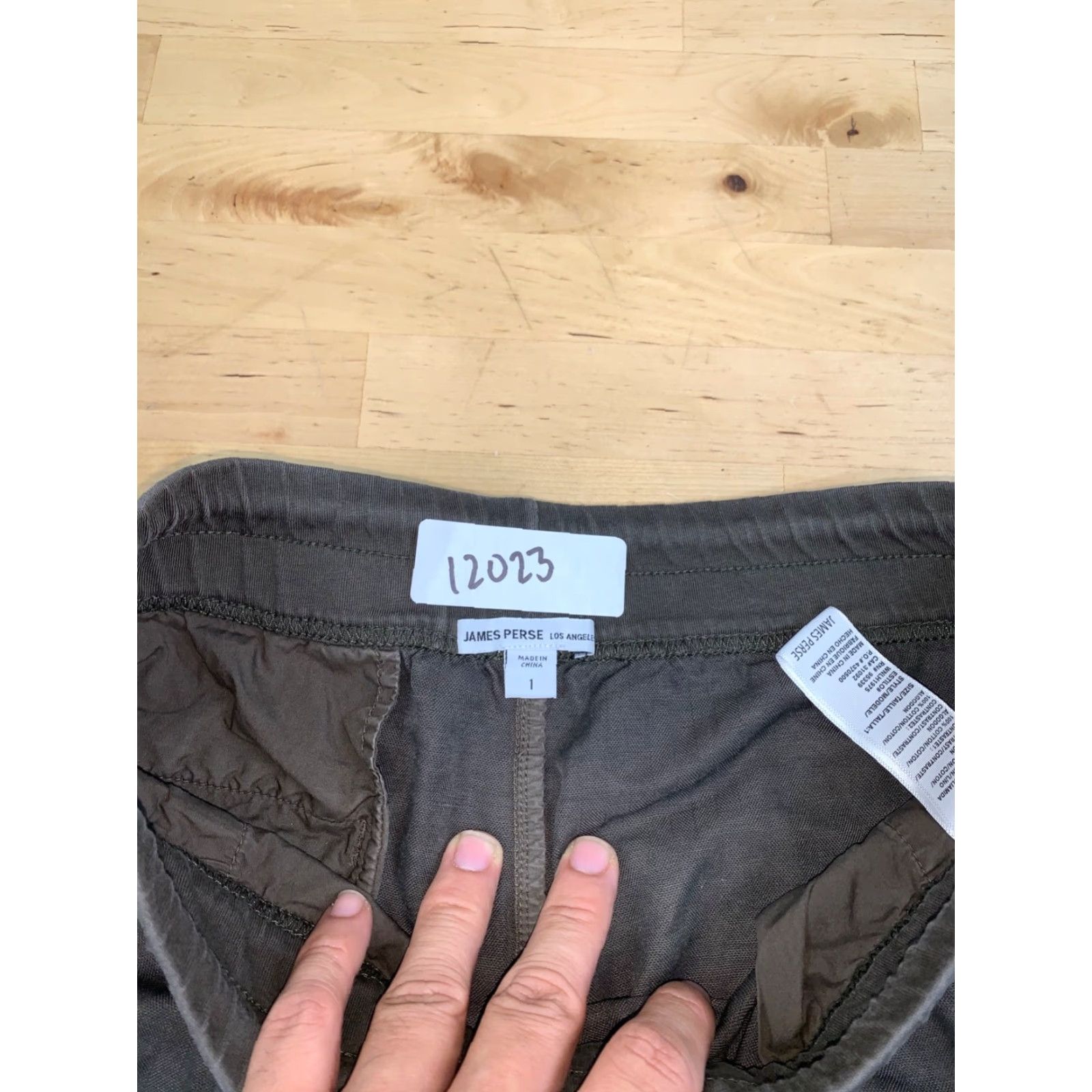 James Perse James Perse Pants Womens 1 Green Cropped Drawstring Casual Flat Front Cotton Pants Womens Green 1 James Perse Cropped Casual Spring Summer Fall Size 25" / US 0 / IT 36 - 2 Thumbnail