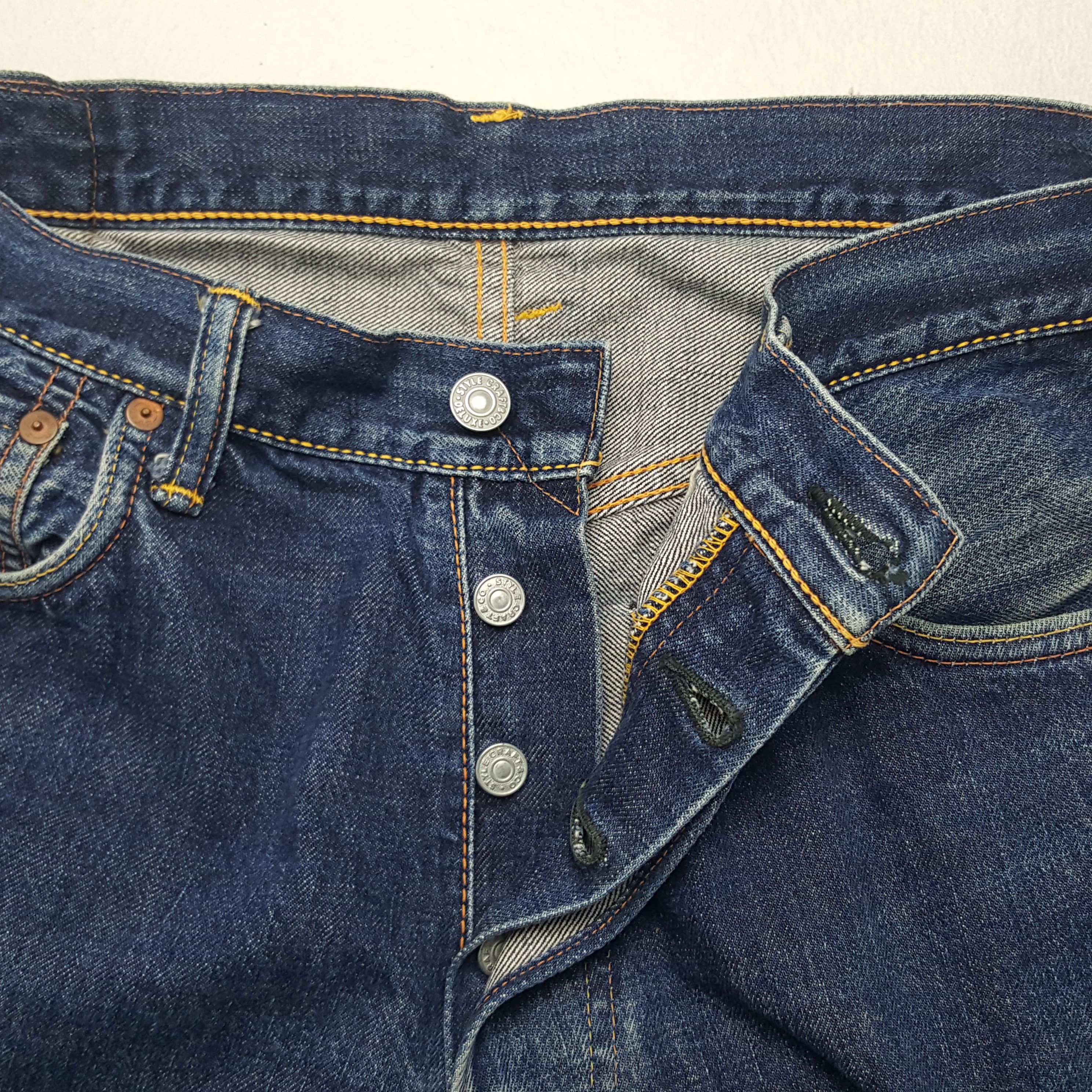 Evisu Vintage Evisu Japanese Brand Daicock Custom Art Denim Jeans Size US 31 - 7 Thumbnail