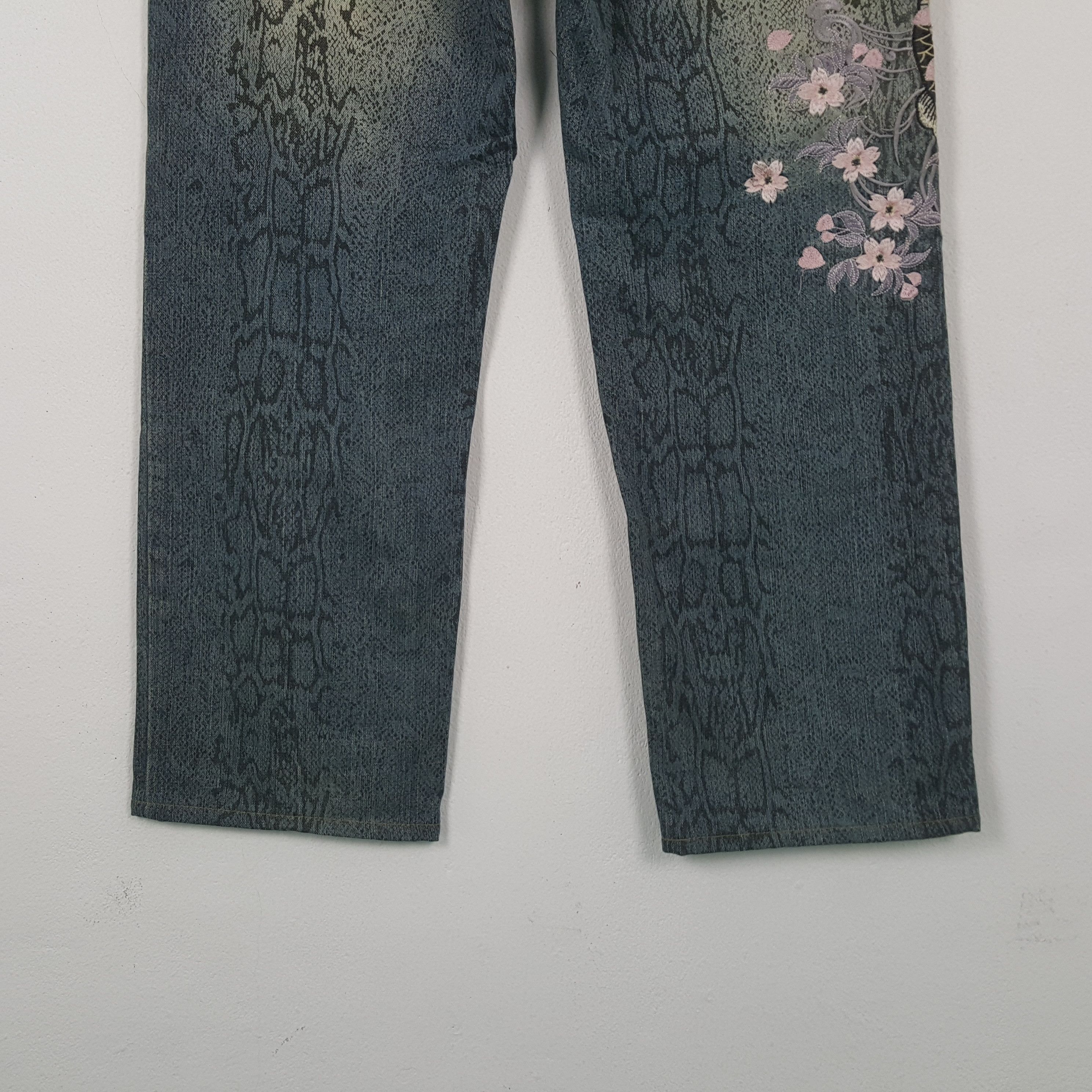 Japanese Brand Karakuri Tamashi Fashion Japanese Style Jeans RR22 Size US 32 / EU 48 - 6 Thumbnail