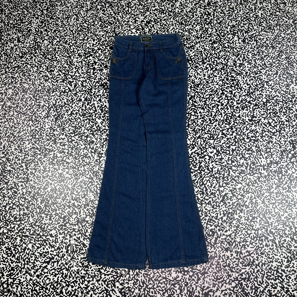 Von Dutch Vintage Y2K Von Dutch Retro Sexy Flared Jeans 90s Style Size 25" / US 0 / IT 36 - 2 Thumbnail
