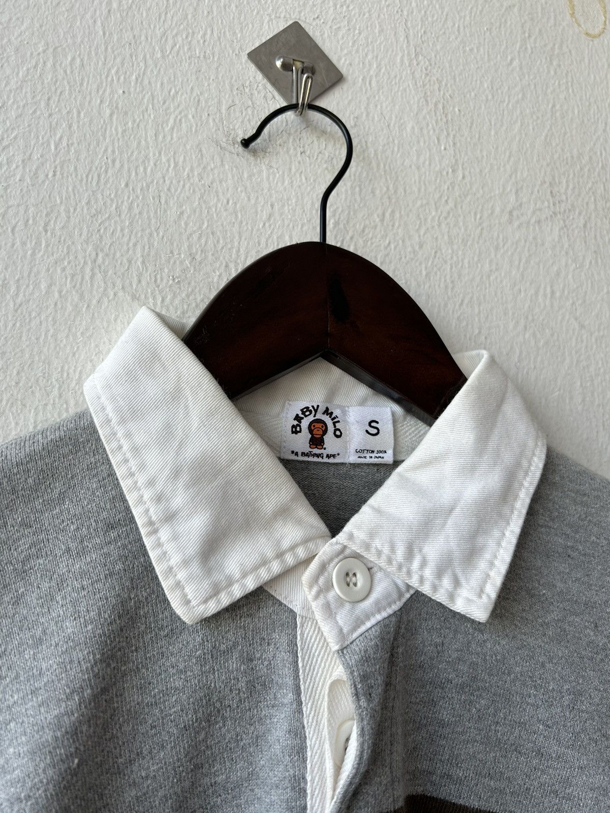 Bape Baby Milo Logo Brown Stripe Long Sleeve Size US S / EU 44-46 / 1 - 9 Thumbnail