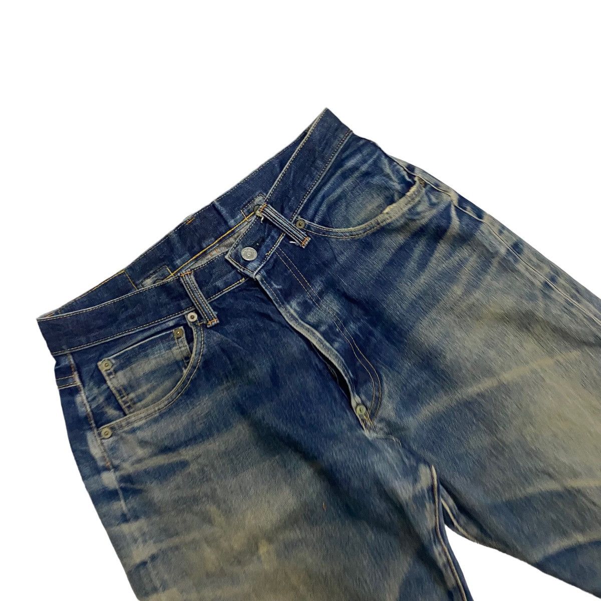 Japanese Brand Sewing Chop O'alls selvedge distressed denim Size US 30 / EU 46 - 11 Thumbnail