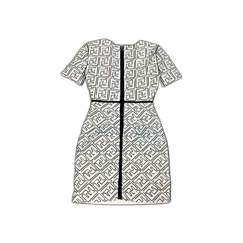 Fendi Fendi Tie-Dye Double F Cotton Dress Size M / US 6-8 / IT 42-44 - 1 Thumbnail