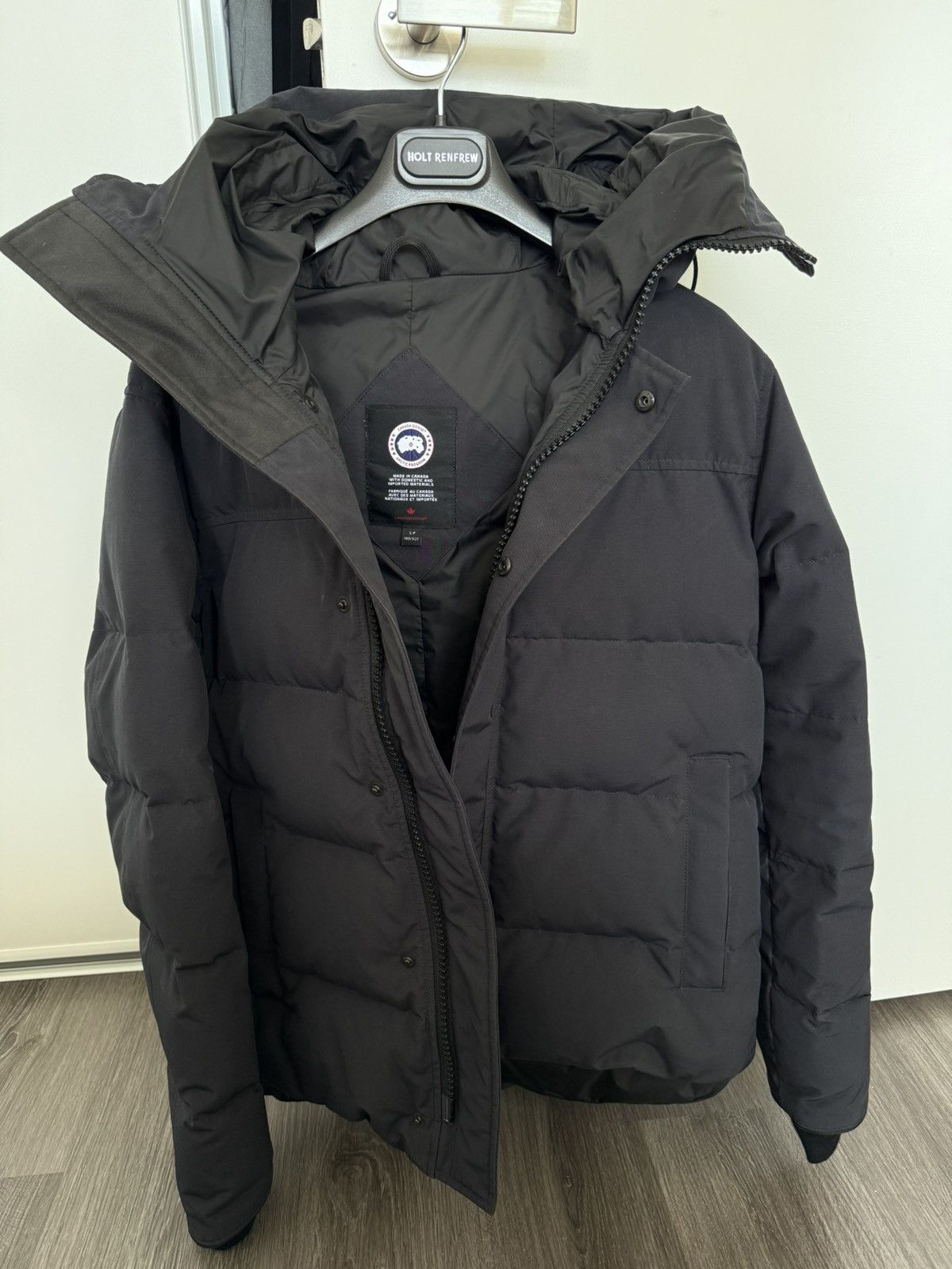 Pre-owned Canada Goose Macmillan Parka - Atlantic Navy In Blue
