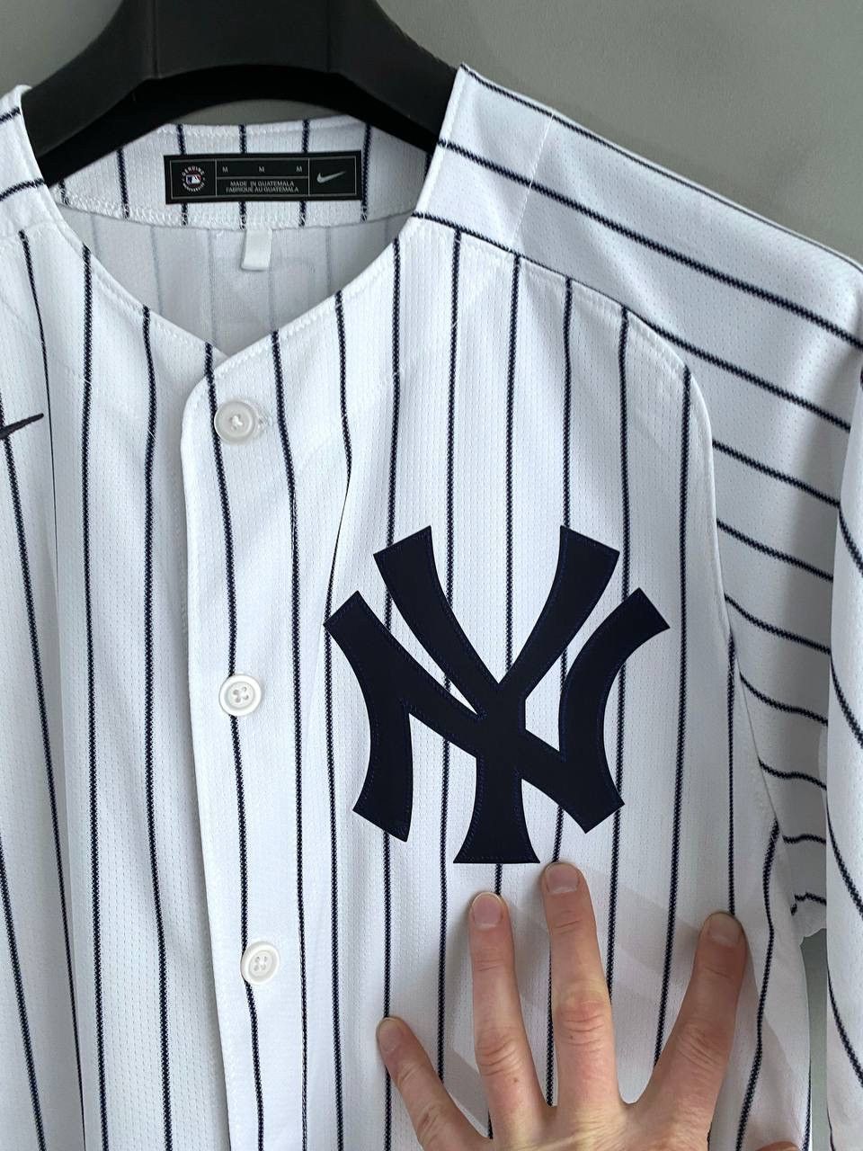 Nike Nike New York Yankees White/Navy MLB Baseball Jersey, Size M Size US M / EU 48-50 / 2 - 8 Thumbnail