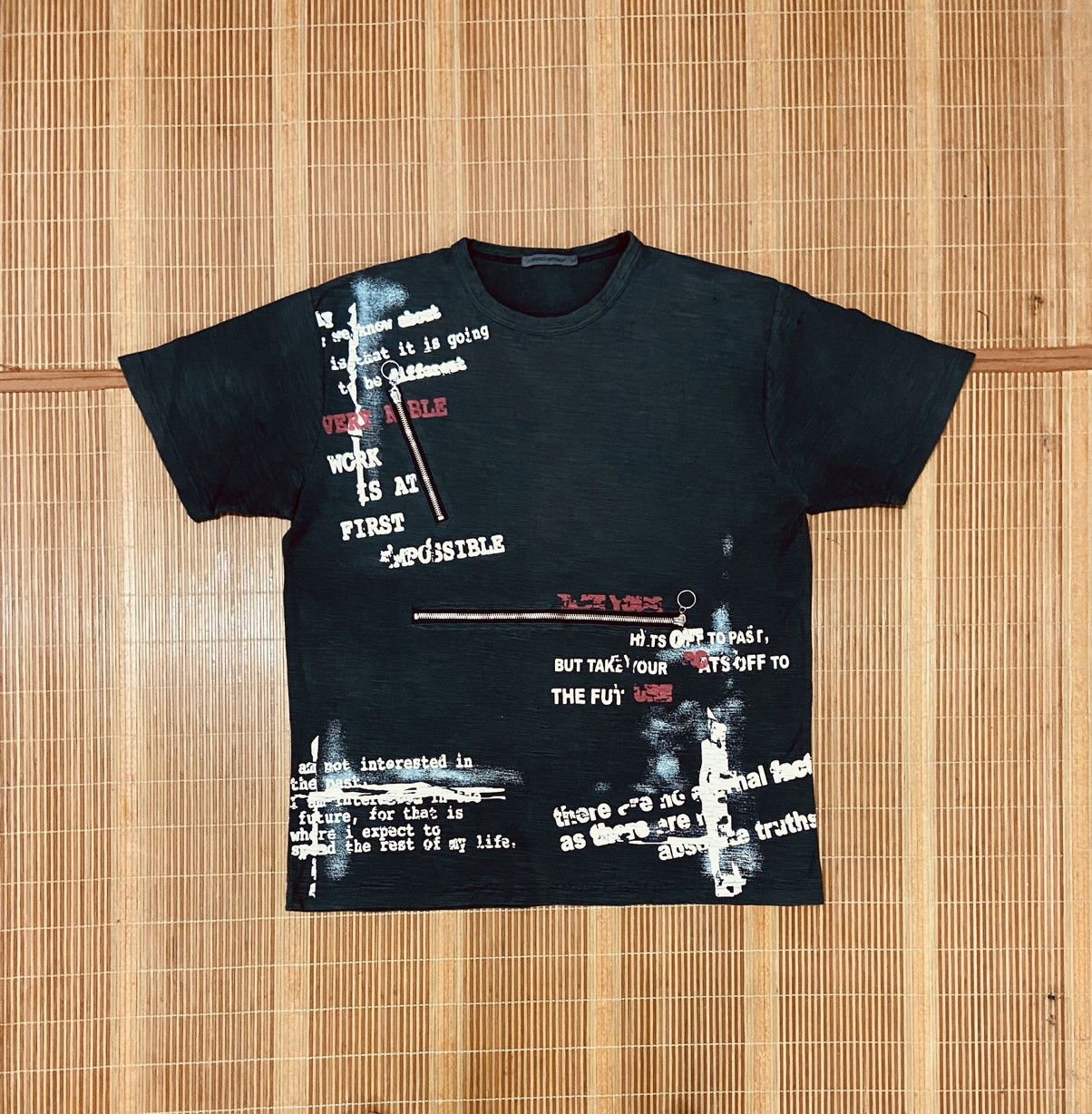 Japanese Brand GRASS HETHER PUNKERS TEE Size US XXL / EU 58 / 5 - 1 Thumbnail