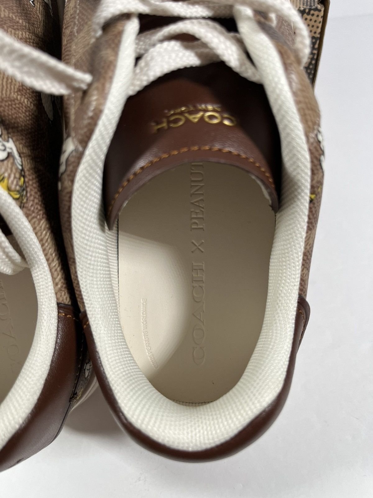 Coach × Disney NEW Coach X Peanuts Men's Sneaker Signature Canvas Shoes Size US 12 / EU 45 - 6 Thumbnail