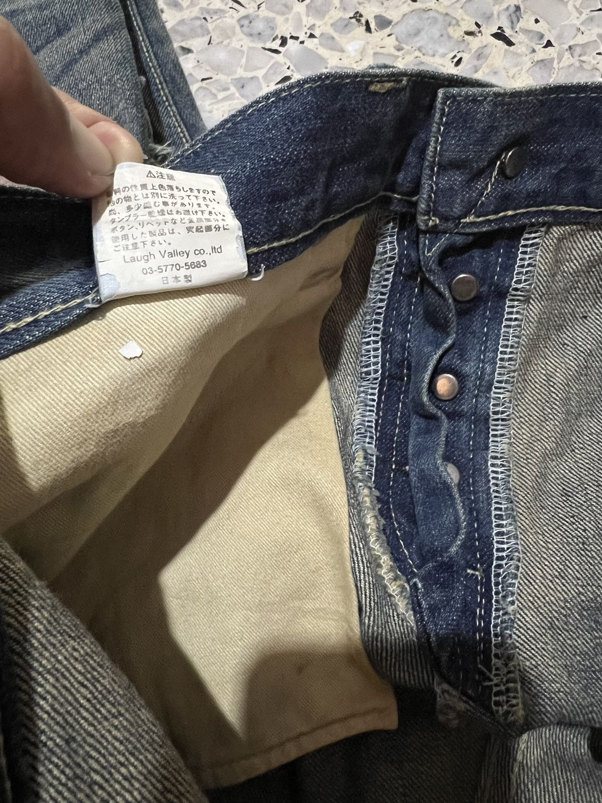 Japanese Brand GLAMB JAPANESE DISTRESSED DENIM JEANS Size US 34 / EU 50 - 14 Thumbnail