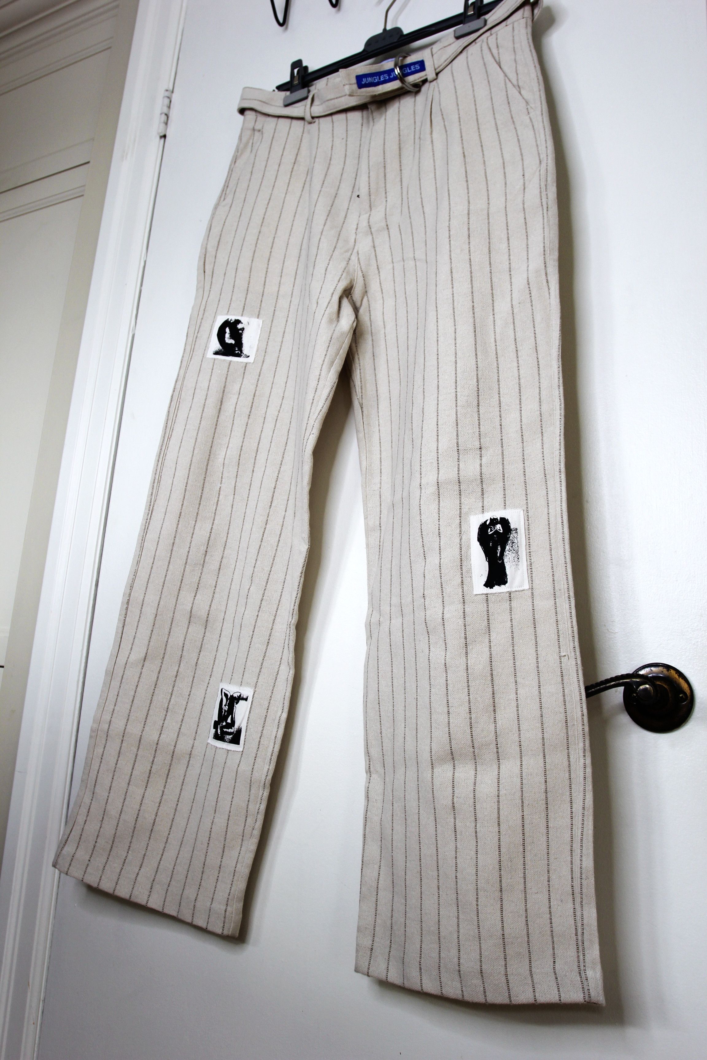 Jungles BNWT SS24 JUNGLES JUNGLES ORNAMENTS PLEATED PANTS L Size US 34 / EU 50 - 5 Thumbnail