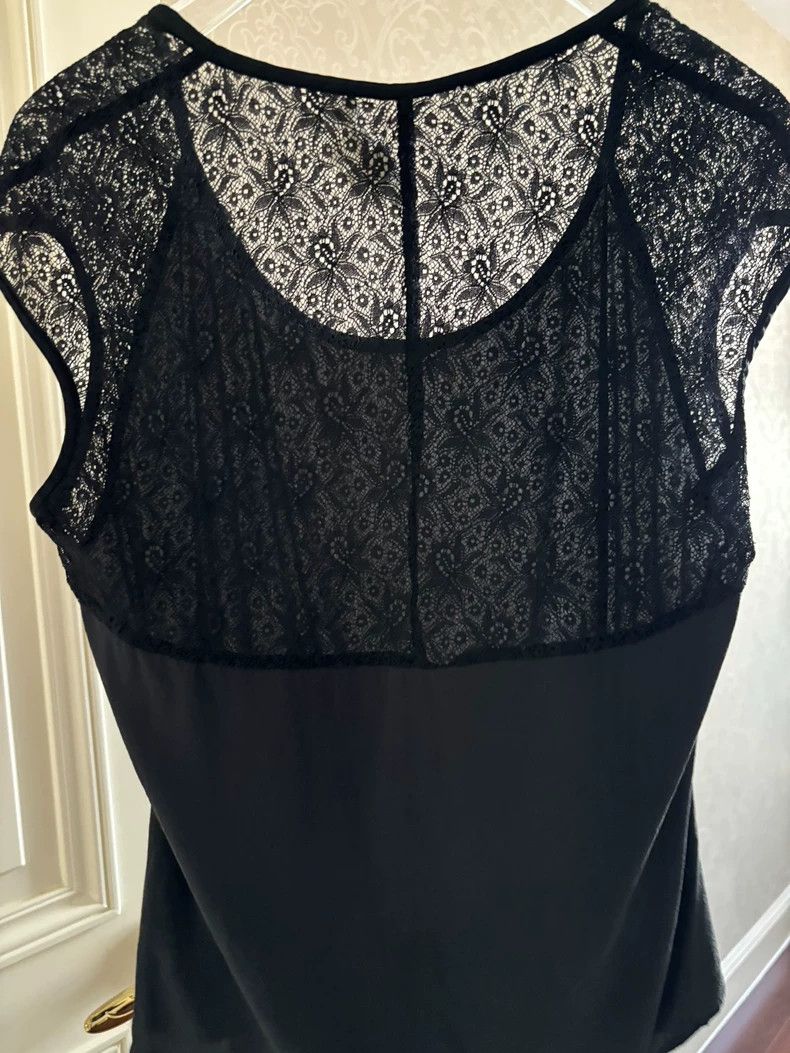 Helmut Lang HELMUT LANG Mulberry silk lace patchwork sexy mesh short s Size S / US 4 / IT 40 - 3 Thumbnail
