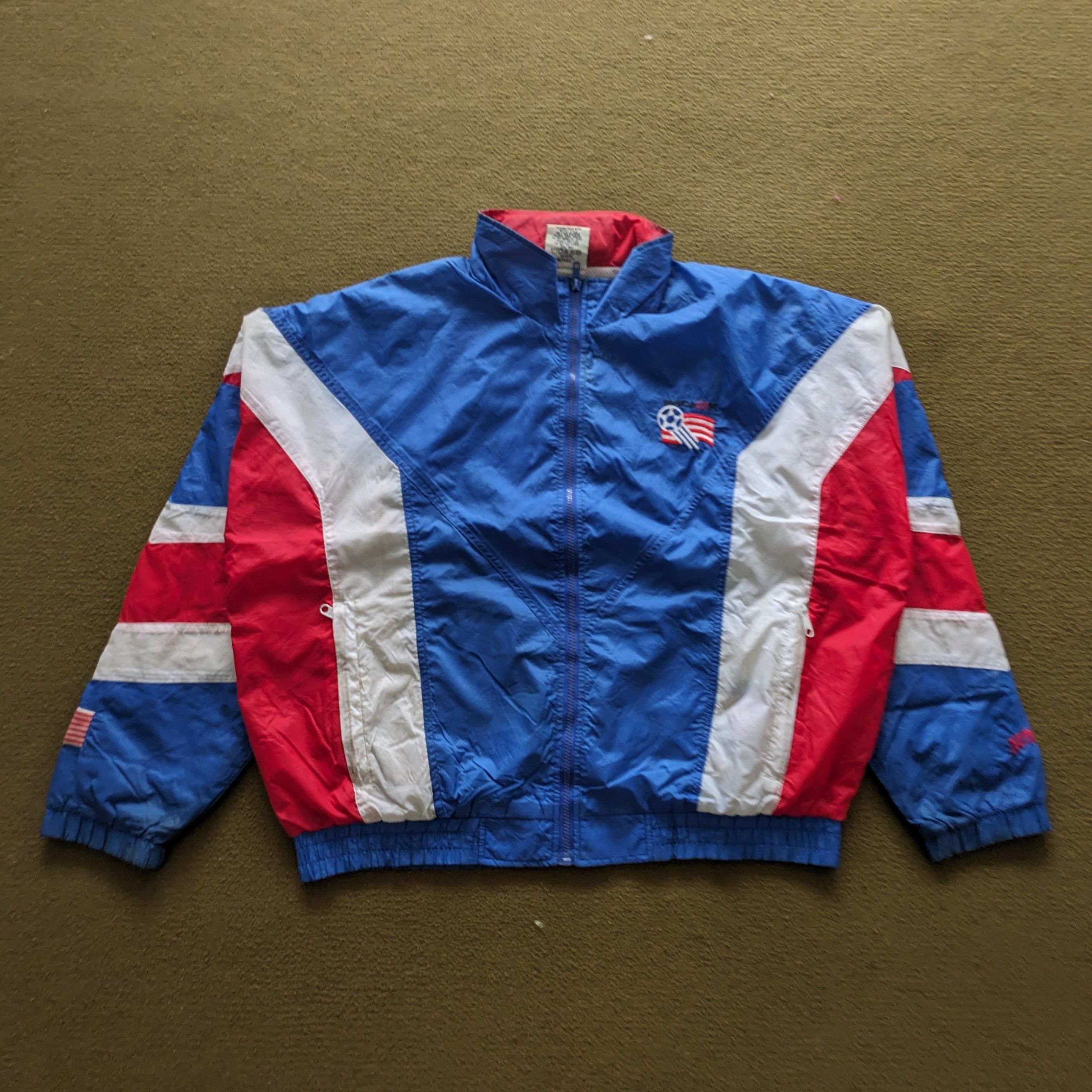 Vintage Vintage NUTMEG World Cup USA Soccer Jacket Size US XXL / EU 58 / 5 - 1 Thumbnail