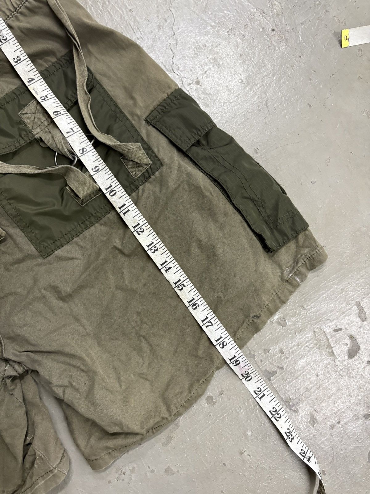 Japanese Brand Vintage Seynaeve MVO Military Belgian Army Twill Cargo Short Size US 34 / EU 50 - 9 Thumbnail