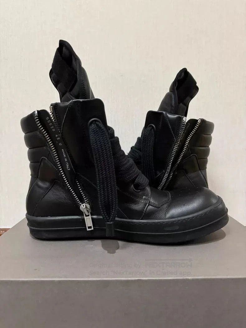 Rick Owens Rick Owens Black Leather High. Size US 10.5 / EU 43-44 - 3 Thumbnail