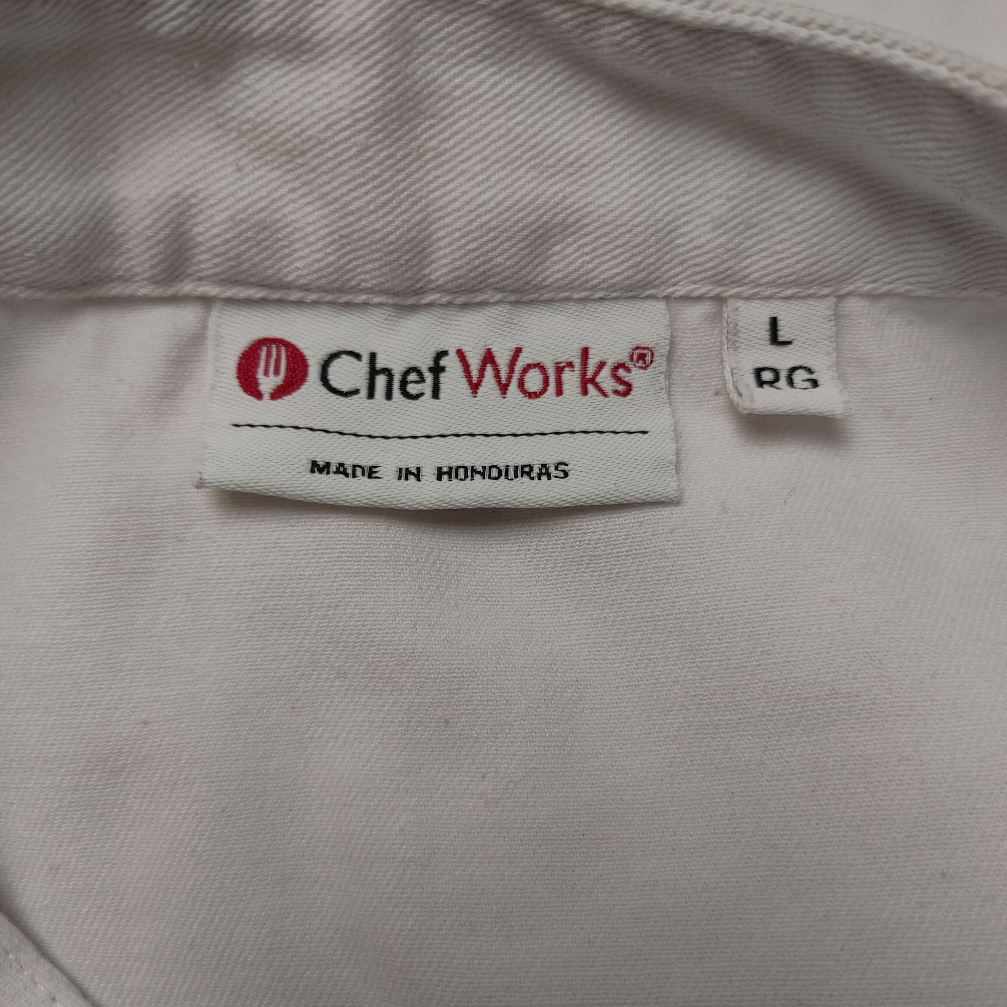 Other Chef Works Unisex White Chef's Jacket Uniform Shirt Large Size US L / EU 52-54 / 3 - 3 Thumbnail