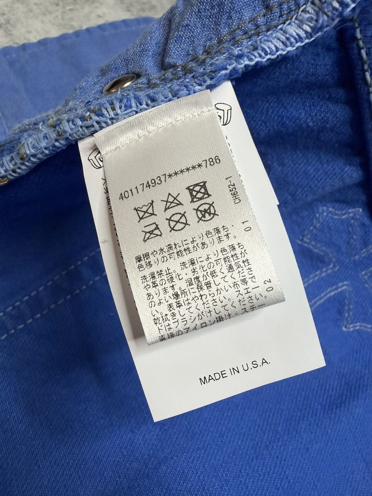 Chrome Hearts Chrome Hearts Blue London Patch Jeans Size US 36 / EU 52 - 9 Thumbnail