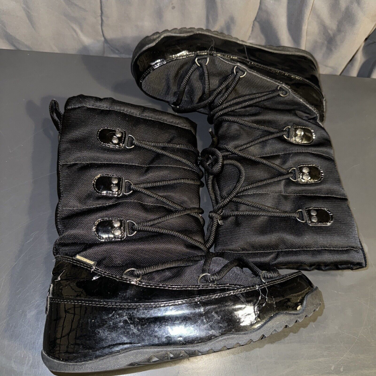 Other Fitflop Women’s 8 Black Leather Pilar Platform Chunky Boots Size US 8 / IT 38 - 11 Thumbnail