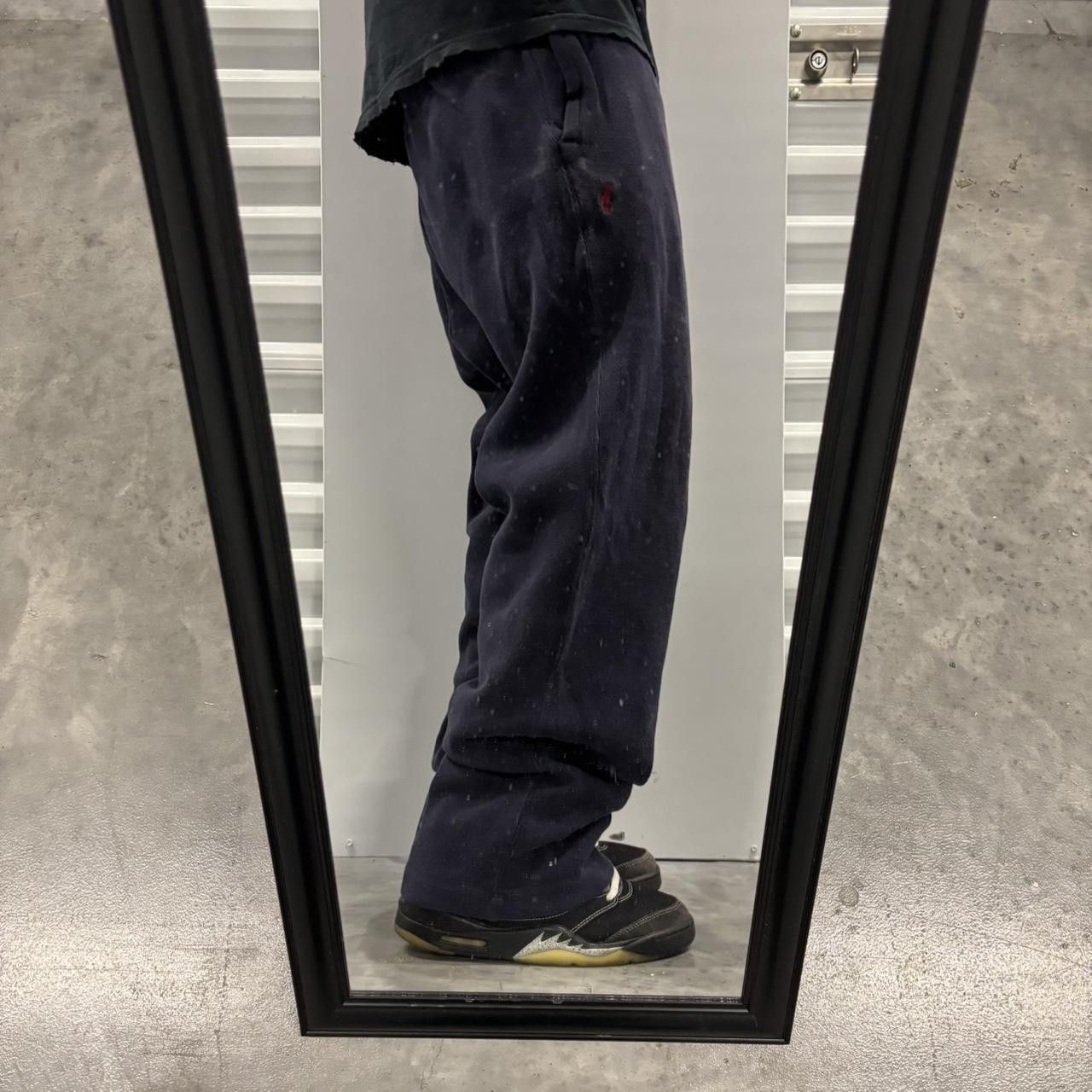 Polo Ralph Lauren × Vintage Crazy Vintage Y2K/2000s Baggy Navy Blue Polo Ralph Lauren Skater Essential Sweatpants! Size US 32 / EU 48 - 2 Thumbnail