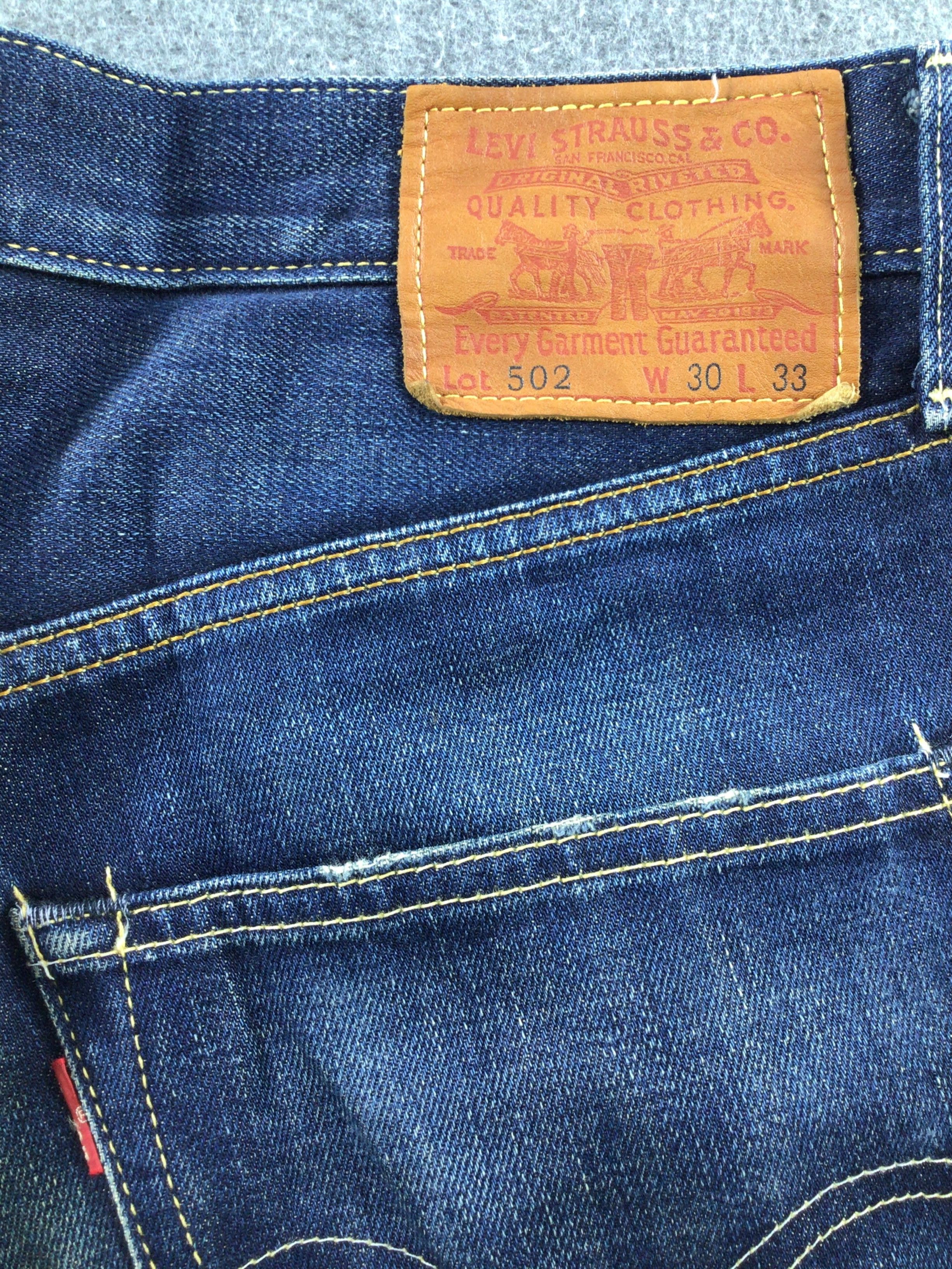 Levi's × Vintage Vintage Levis 502 Jeans-JM340 Size US 33 - 6 Thumbnail