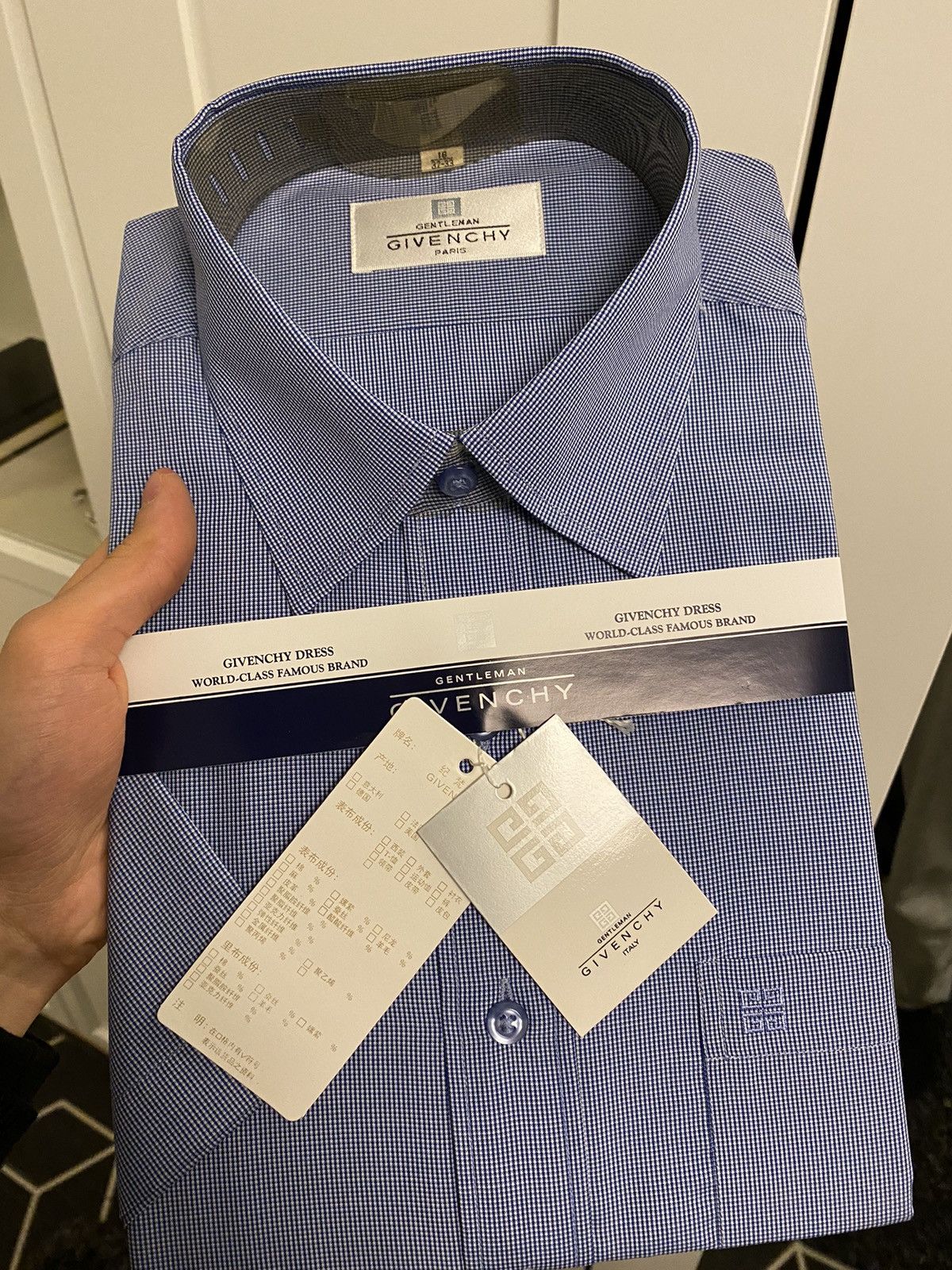 givenchy button up shirt men sitze l new with tag