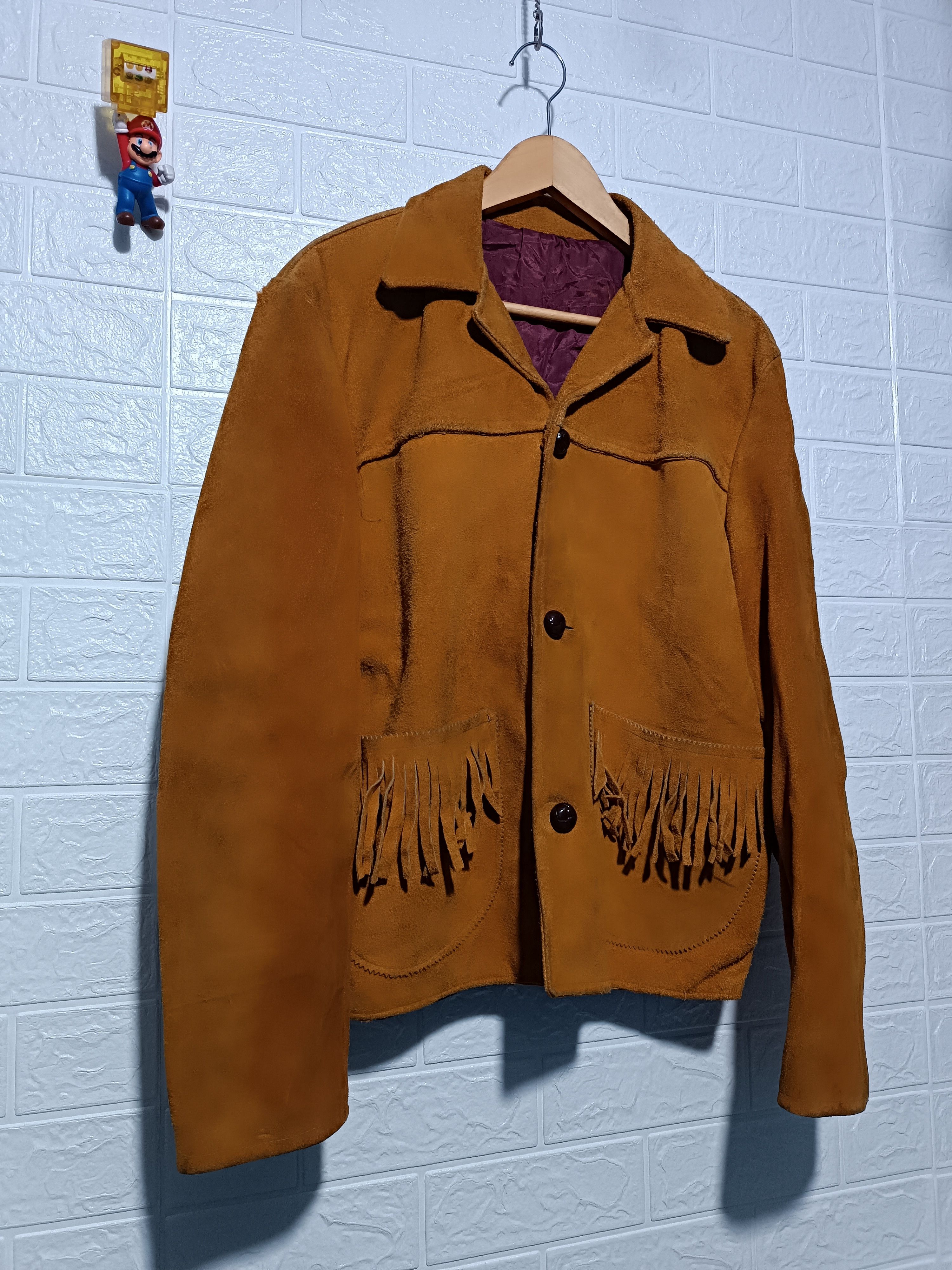 Vintage Vintage Western Suede Leather Jacket Size US M / EU 48-50 / 2 - 4 Thumbnail