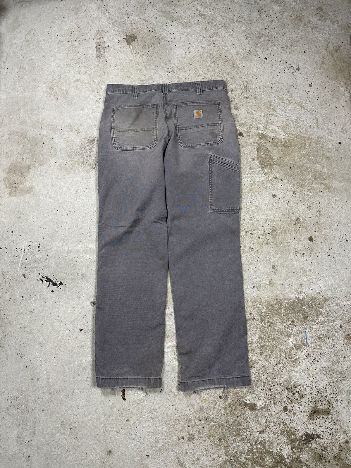 Carhartt ‼️ Vintage Carhartt Distressed Single Knee Carpenter Pants Size US 32 / EU 48 - 2 Thumbnail