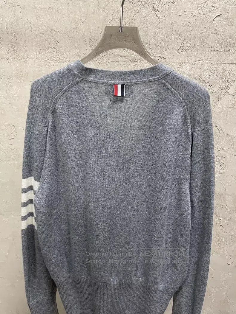 Thom Browne Thom Browne Cashmere cardigan Size US XL / EU 56 / 4 - 2 Thumbnail