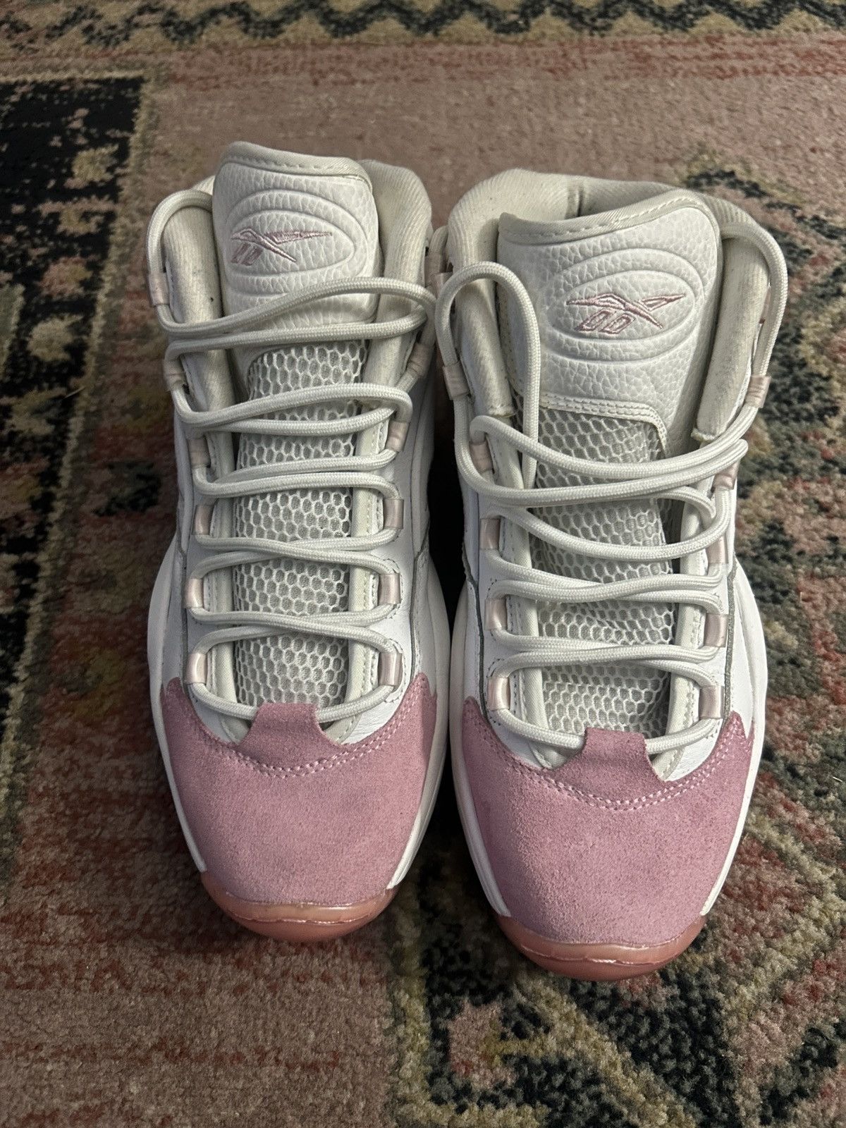 Reebok Reebok Question Mid "Pink Toe" Size US 9 / EU 42 - 4 Thumbnail