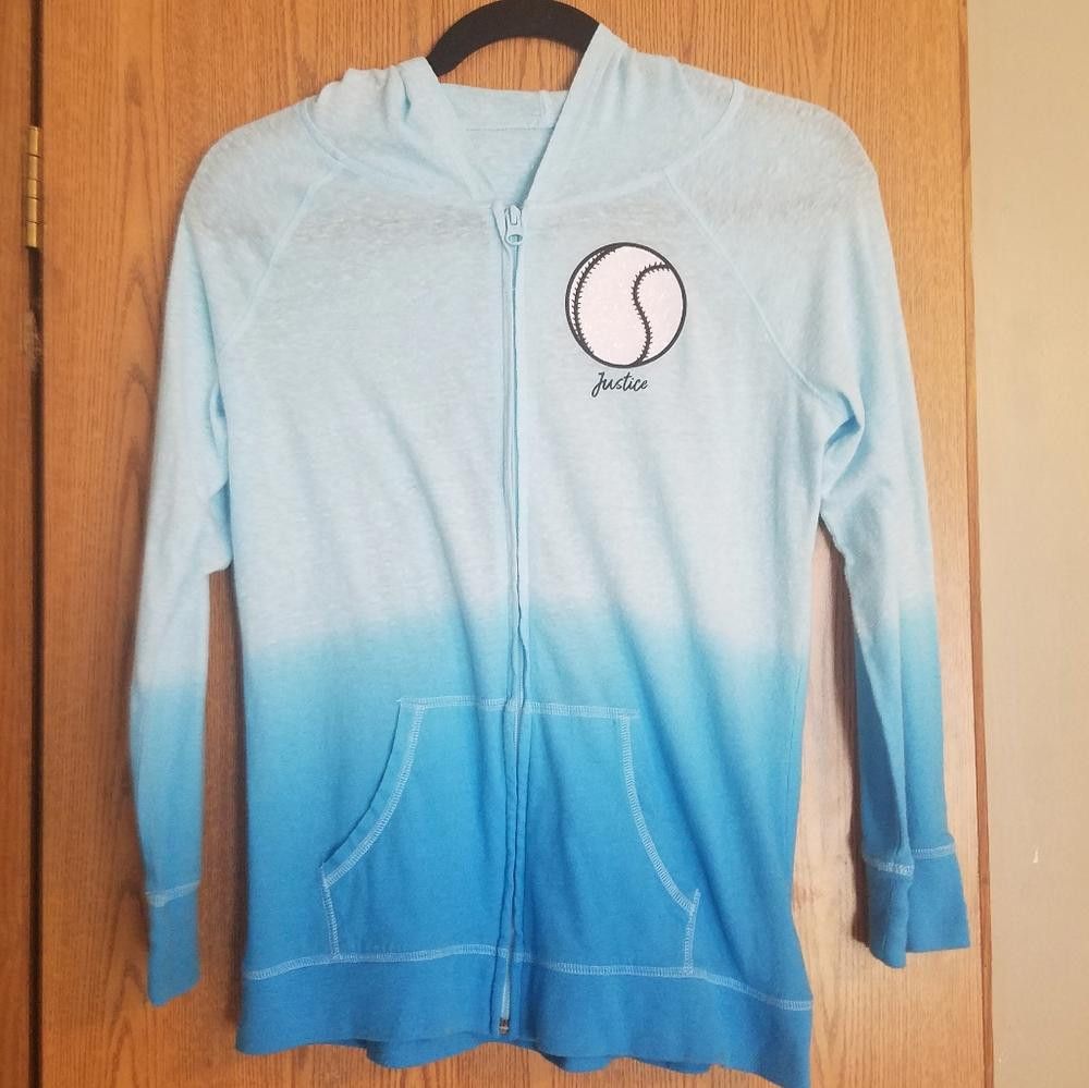 Designer Justice Active Softball Hooded Shirt Size … Size US XXS / EU 40 - 1 Thumbnail