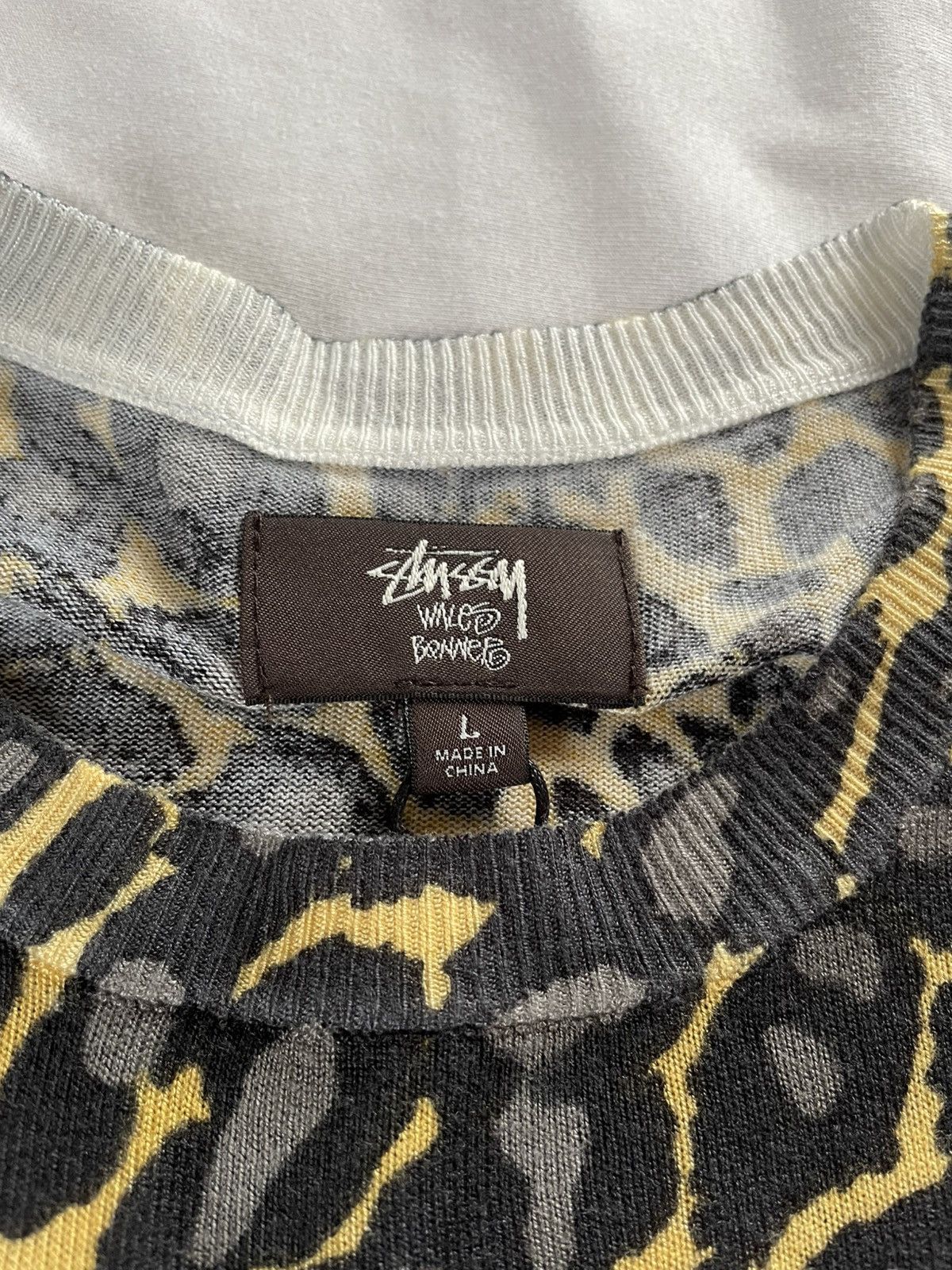 Stussy × Wales Bonner Stussy x Wales Bonner Leopard Sweater - FW25 Size US L / EU 52-54 / 3 - 10 Thumbnail