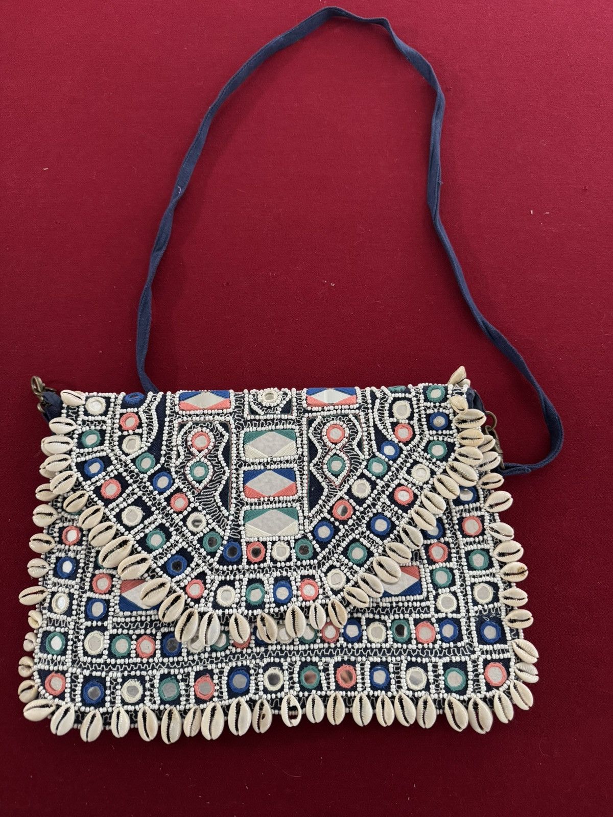 Other Blue seashell, and pearl handmade Crossbody bag Size ONE SIZE - 1 Thumbnail