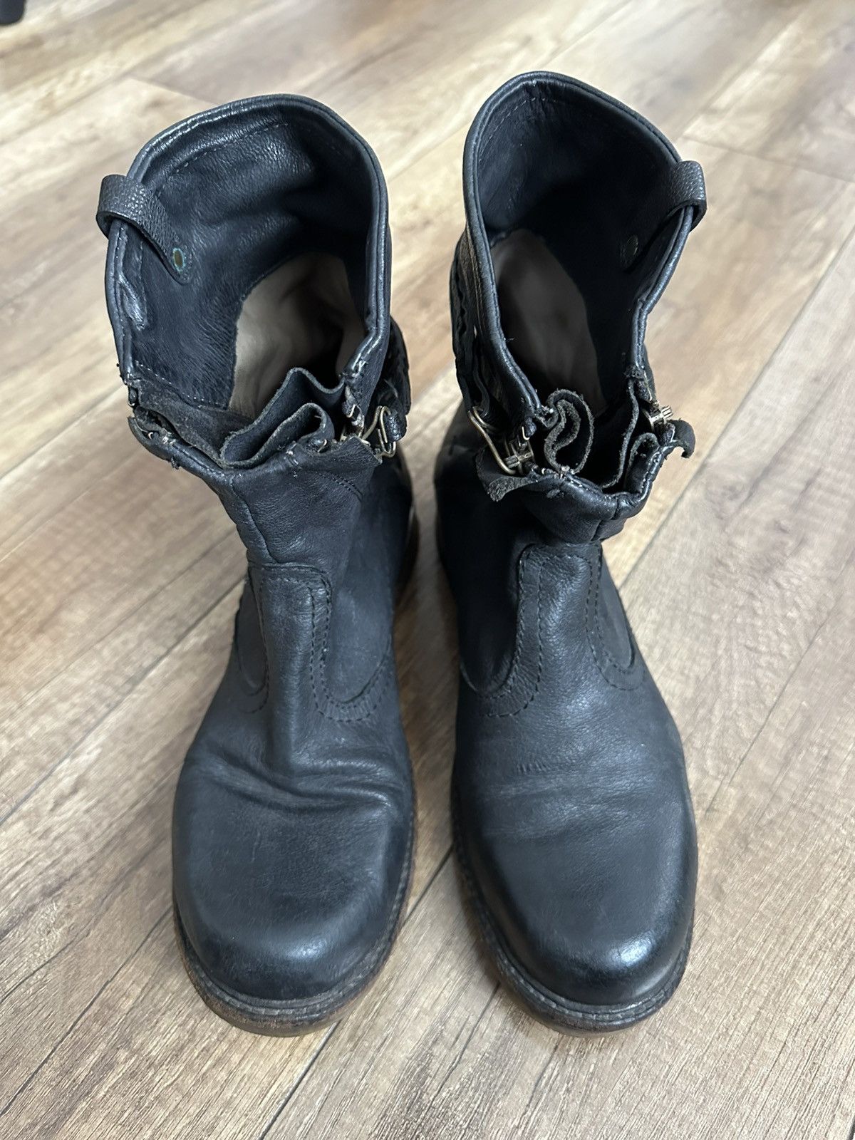 A.S.98 AS 98 Airstep Vintage Leather High Top Boots Shoes Size US 5.5 / EU 38 - 12 Thumbnail