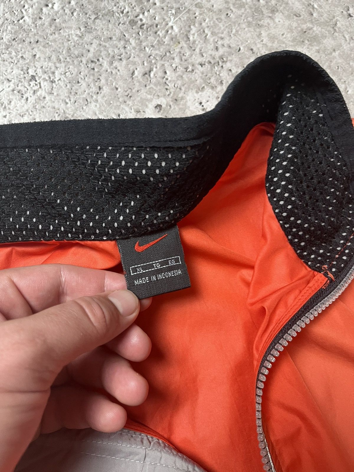 Nike × Vintage Nike Mini Swoosh Nylon Track Vest Vintage Jacket Size US XL / EU 56 / 4 - 9 Thumbnail