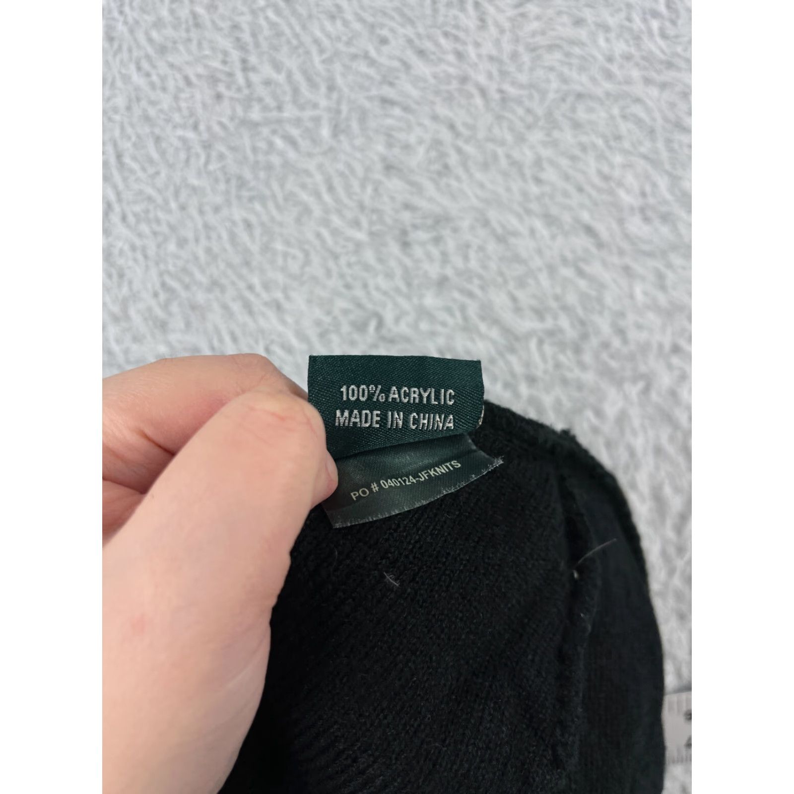 Vintage Legacy92 Pothitakis Mark Dentistry Beanie Toque Adult One Size Black Knit 100% Acrylic Size ONE SIZE - 8 Thumbnail