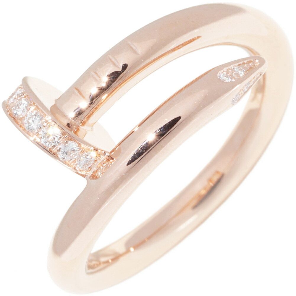 Cartier Cartier Cartier Juste Un Clou Au750 Diamond Ring Size 51 Precious Metal Ring B40948 DUTY FREE for USA Size ONE SIZE - 1 Thumbnail