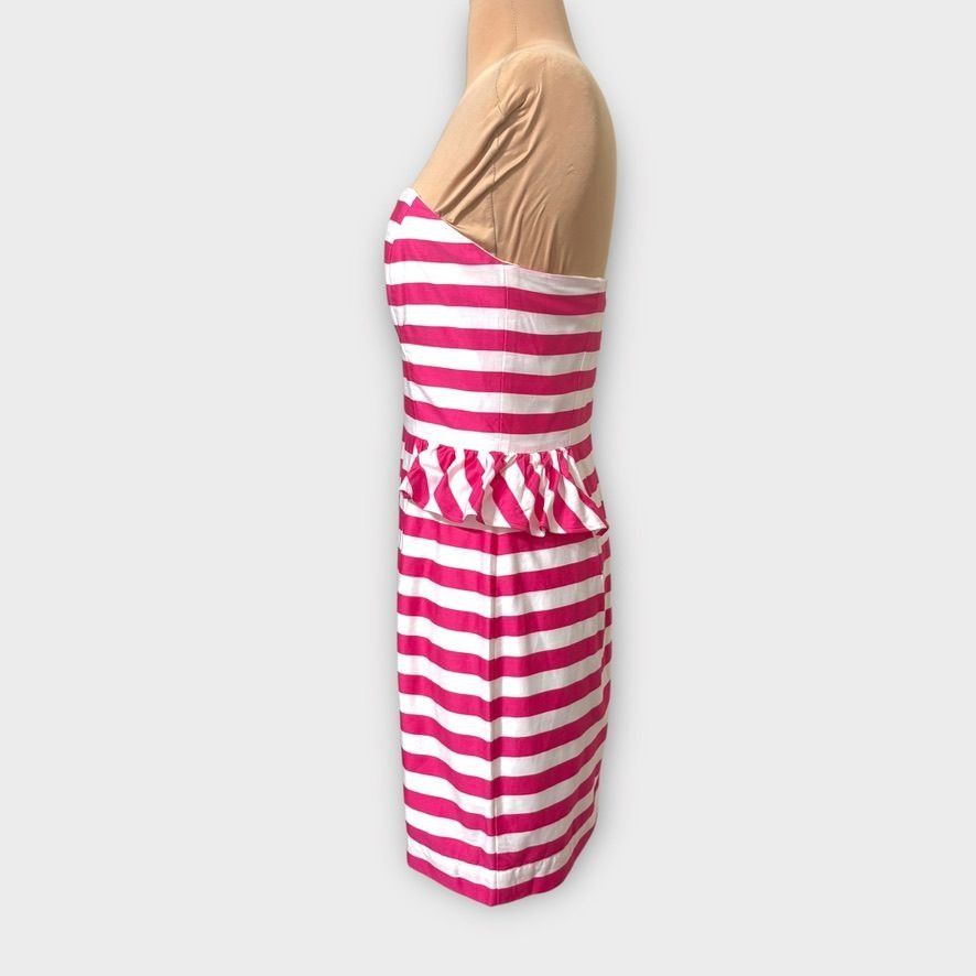 Lilly Pulitzer Lilly Pulitzer Azalea Maybell Dress 4 Swizzle Stripe Pink Wh Size S / US 4 / IT 40 - 3 Thumbnail