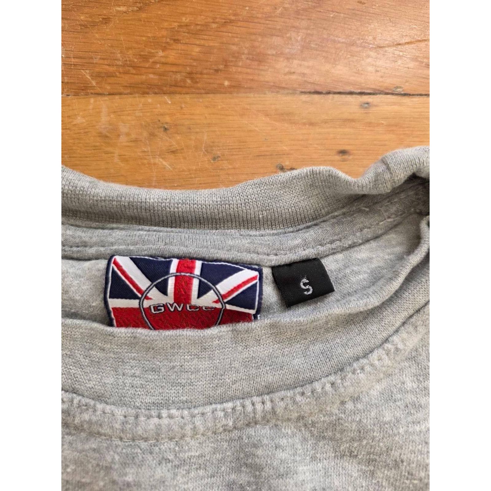 L'estrange London GWCC Unisex London England Applique Embroider Gray S A001145 Size US S / EU 44-46 / 1 - 6 Thumbnail