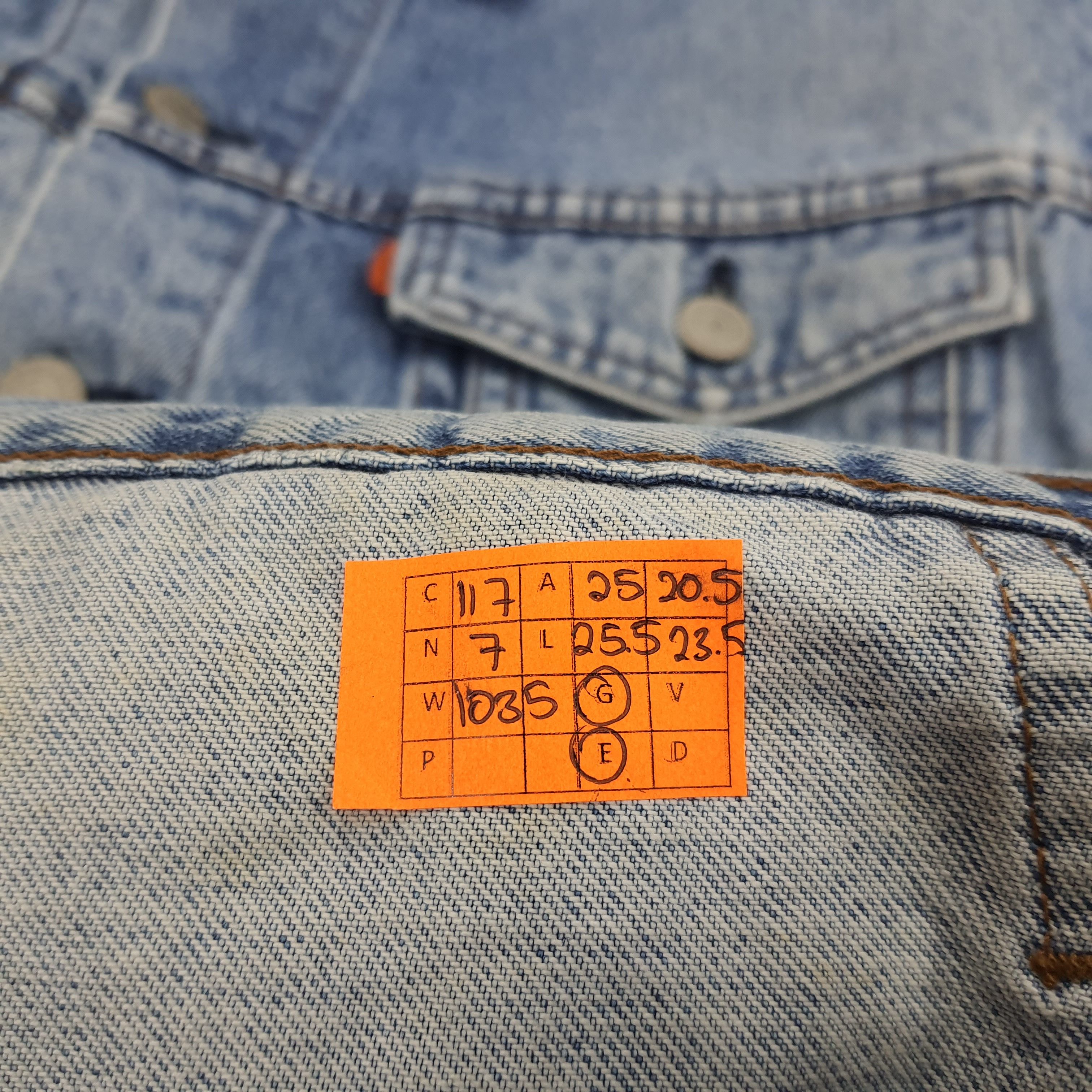 Levi's × Vintage Vintage Levi's X Number Nine Custom Logo Denim Jacket Size US XL / EU 56 / 4 - 7 Thumbnail