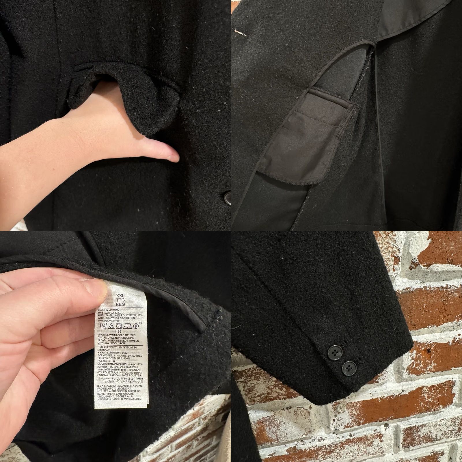 Old Navy Old Navy Oversized Blazer Women XXL Black Classic Preppy Old Money Size XXL / US 16-18 / IT 52-54 - 9 Thumbnail