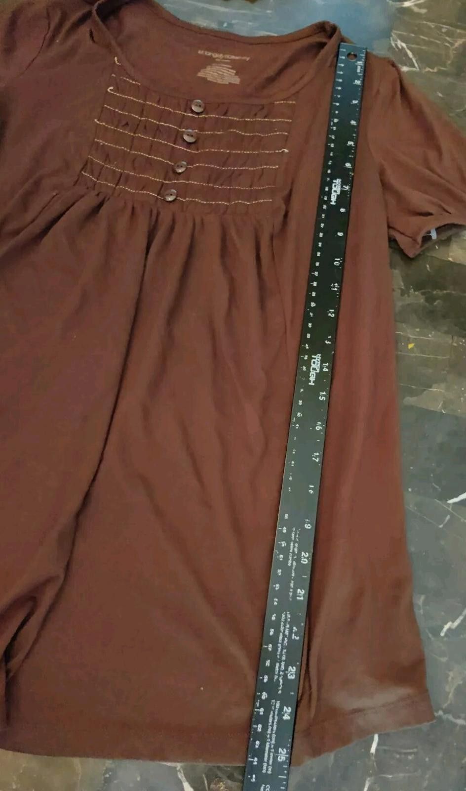 Other Liz Lange Maternity Target Blouse Top Womens Small S Brown S Size S / US 4 / IT 40 - 9 Thumbnail