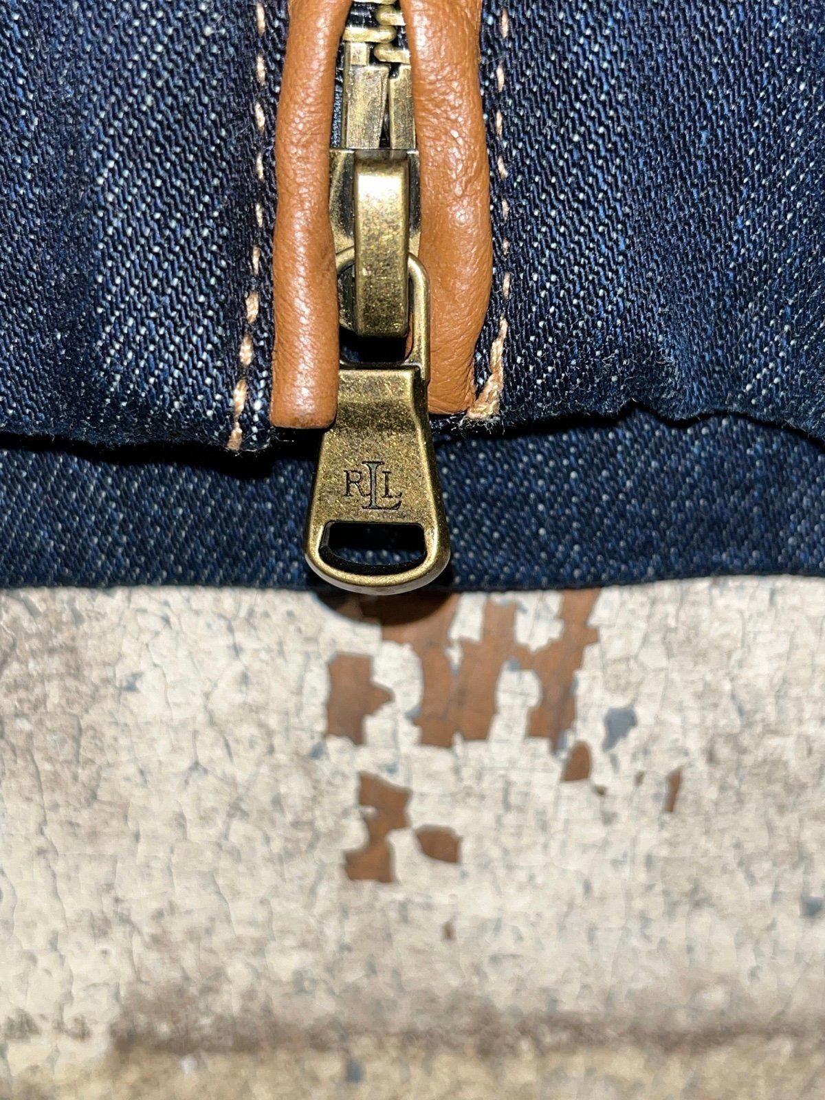 Lauren Ralph Lauren Ralph Lauren Denim skirt, leather trim, zipper, size 8 Size 32" / US 10 / IT 46 - 5 Thumbnail