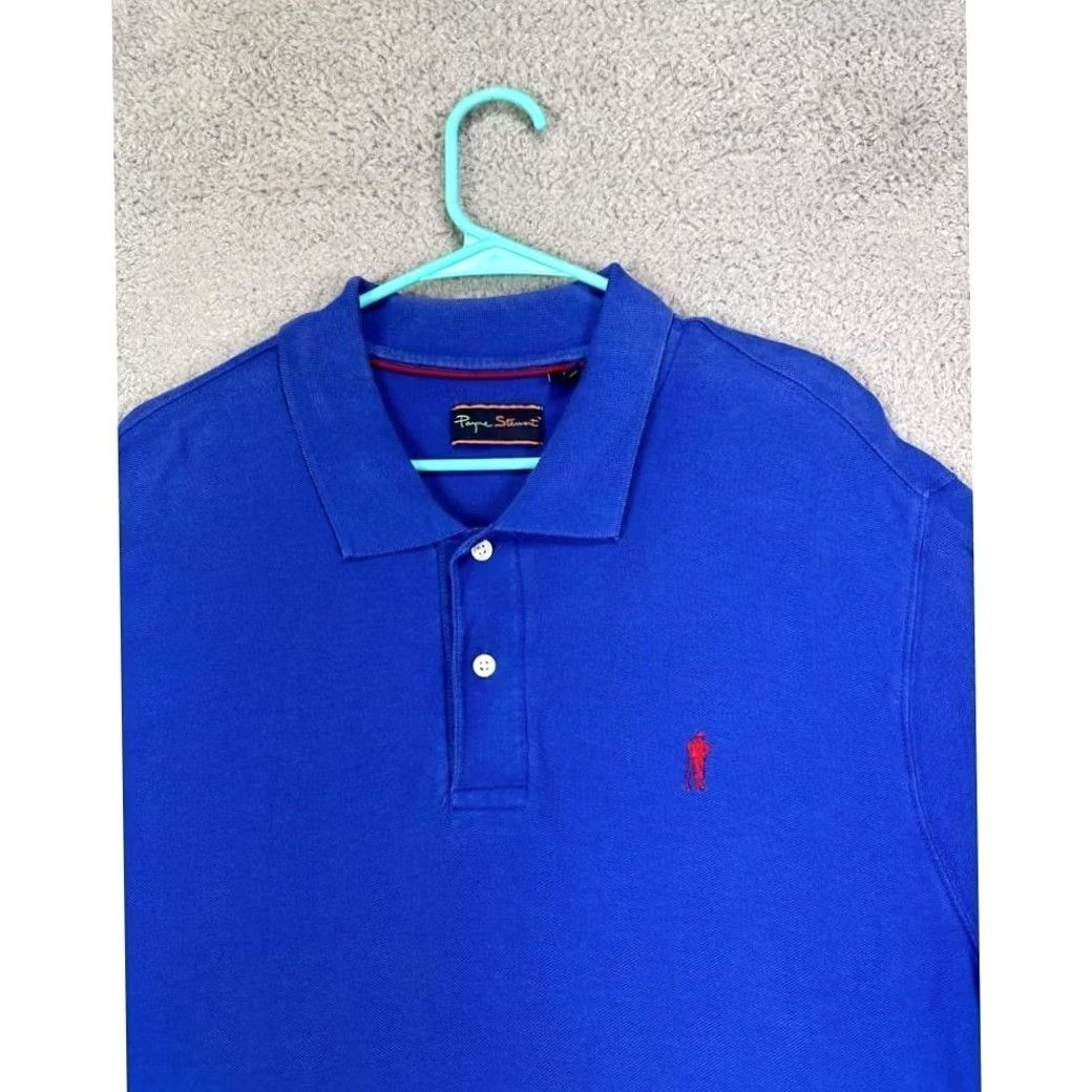 Vintage Payne Stewart Polo Shirt Adult Large Blue Logo Rugby Golf Athletic Mens Size US L / EU 52-54 / 3 - 6 Thumbnail