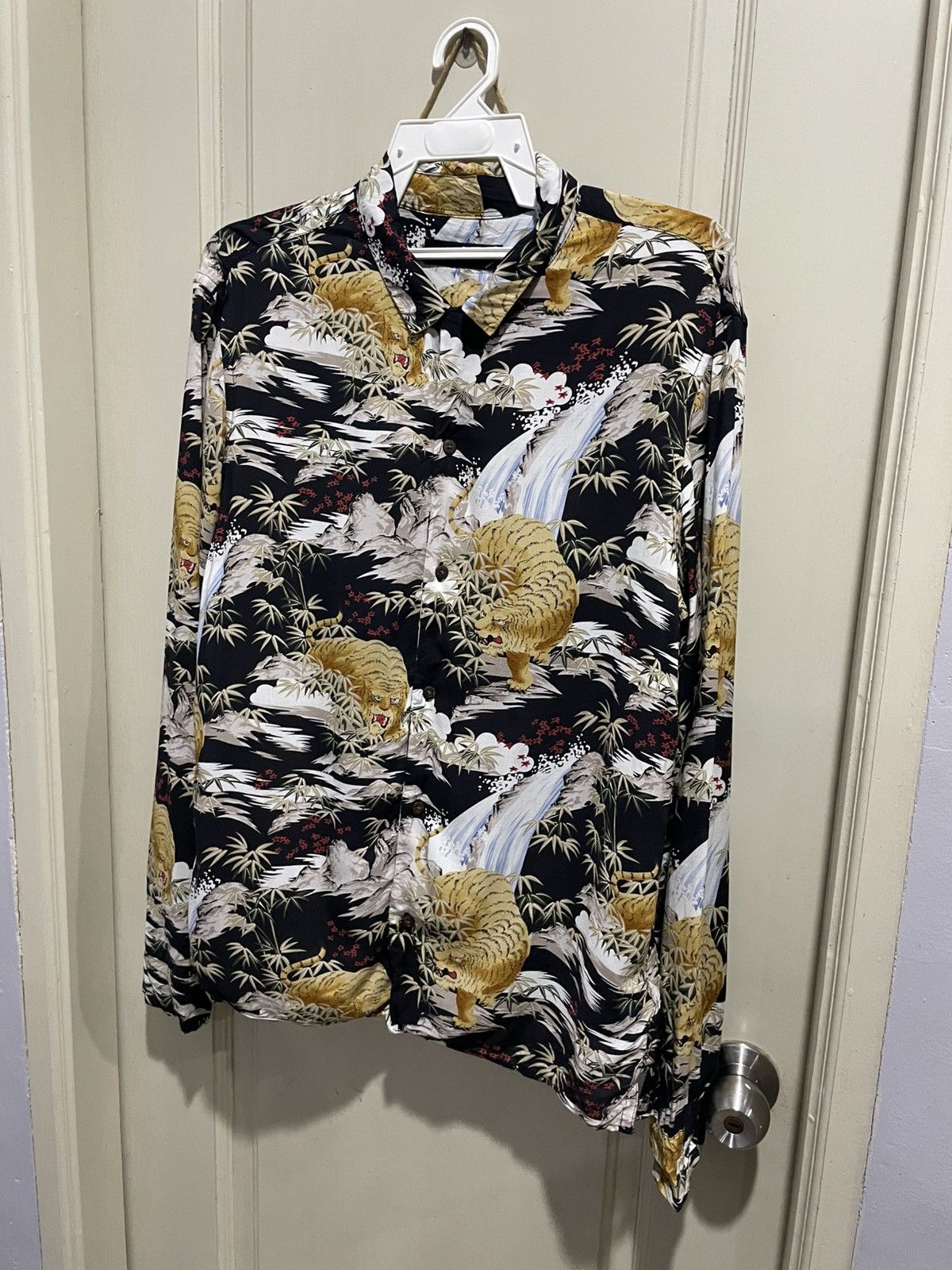 Allsaints Allsaints Traditional Japan Yakuza Style Shirts Size US S / EU 44-46 / 1 - 18 Thumbnail
