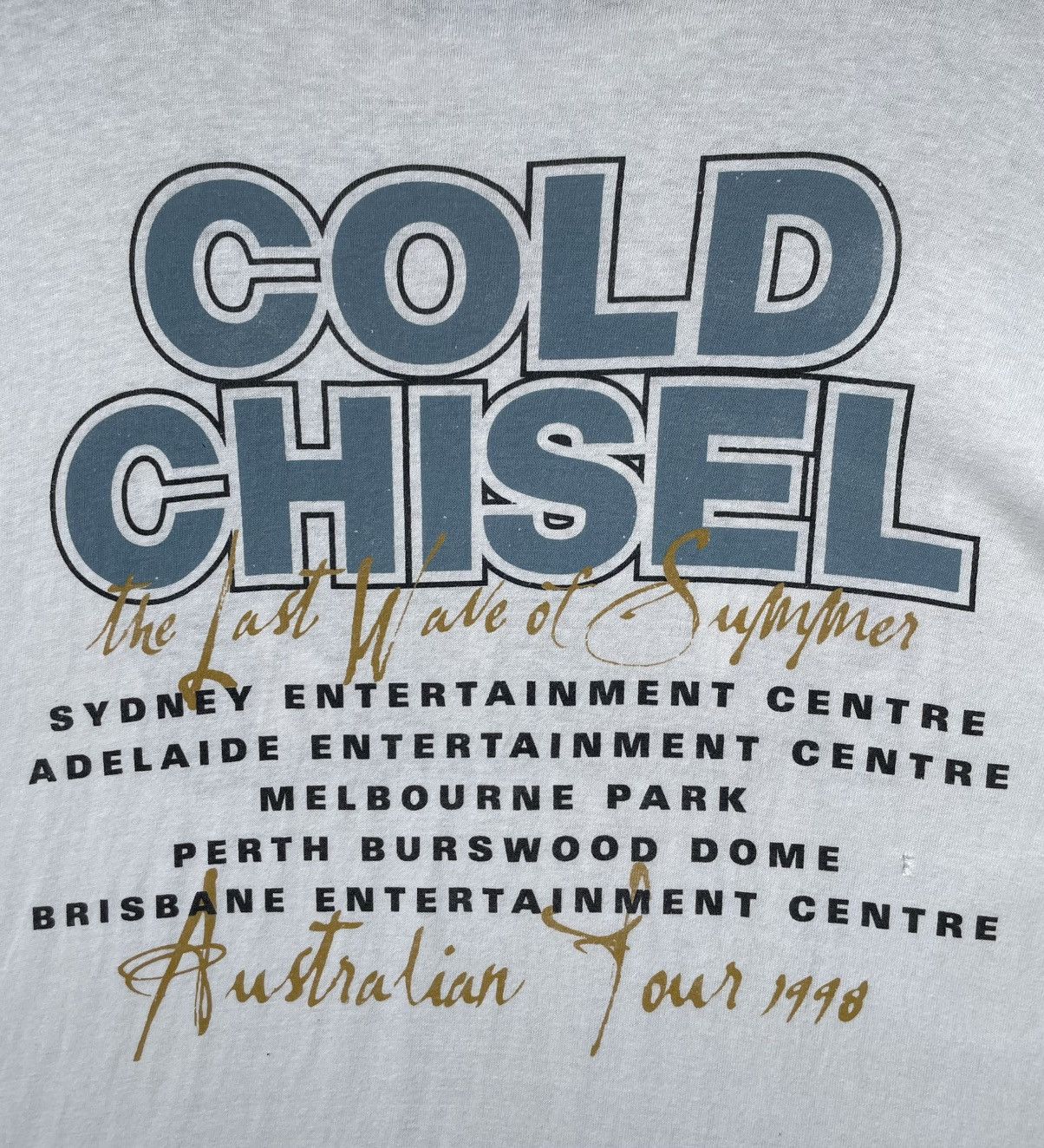 Band Tees 🔥Accept Binding Offer🔥Vintage 90s Cold Chisel Tour Australia Size US XL / EU 56 / 4 - 4 Thumbnail